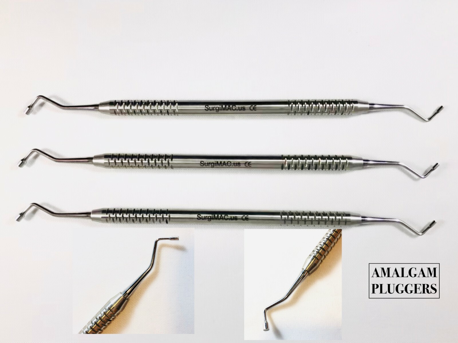 Dental Amalgam Plugger/Condenser Stainless Steel Dental Instruments
