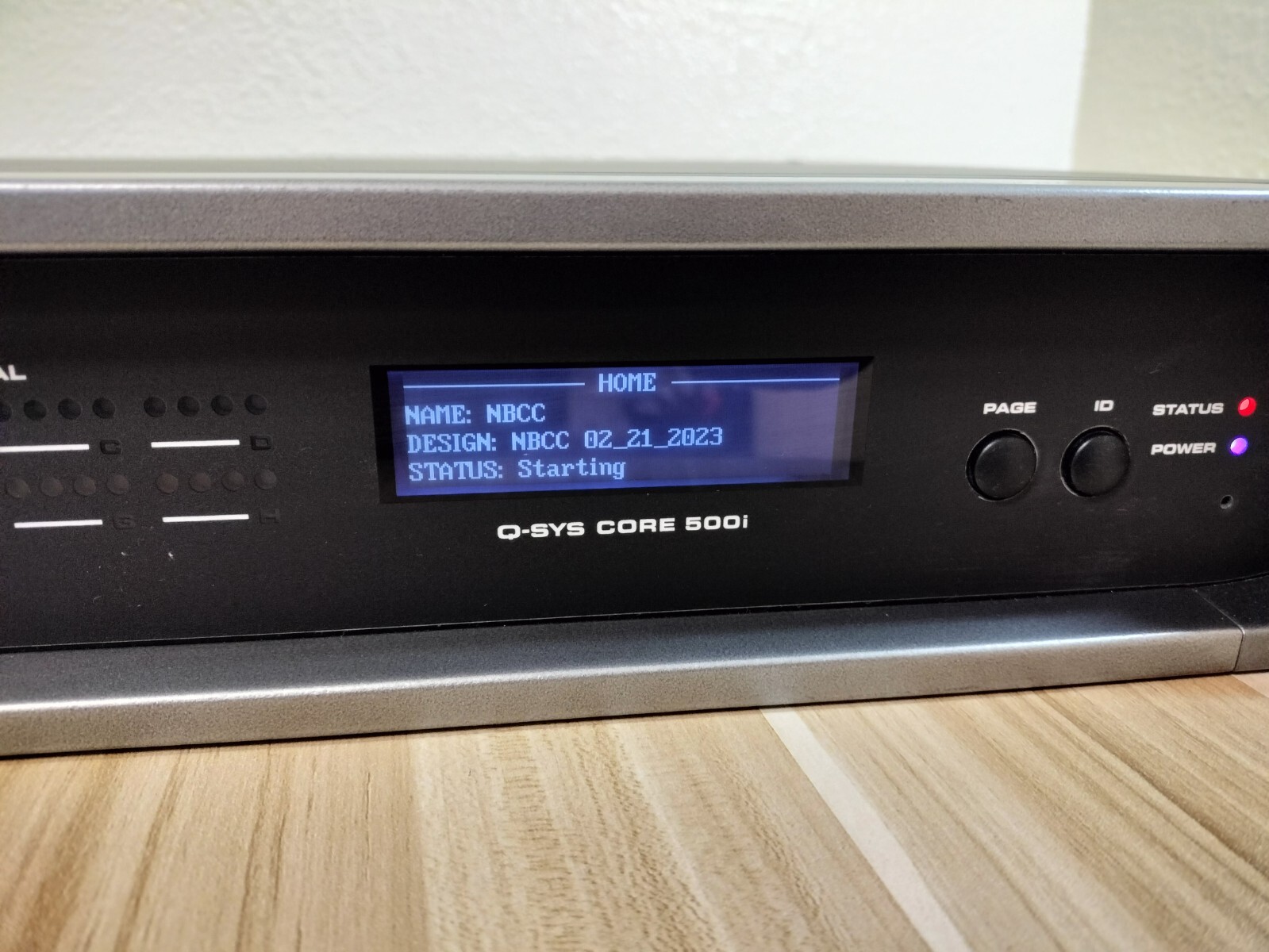 QSC Q-SYS Core 500i Integrated System Processor w/ 3 cards