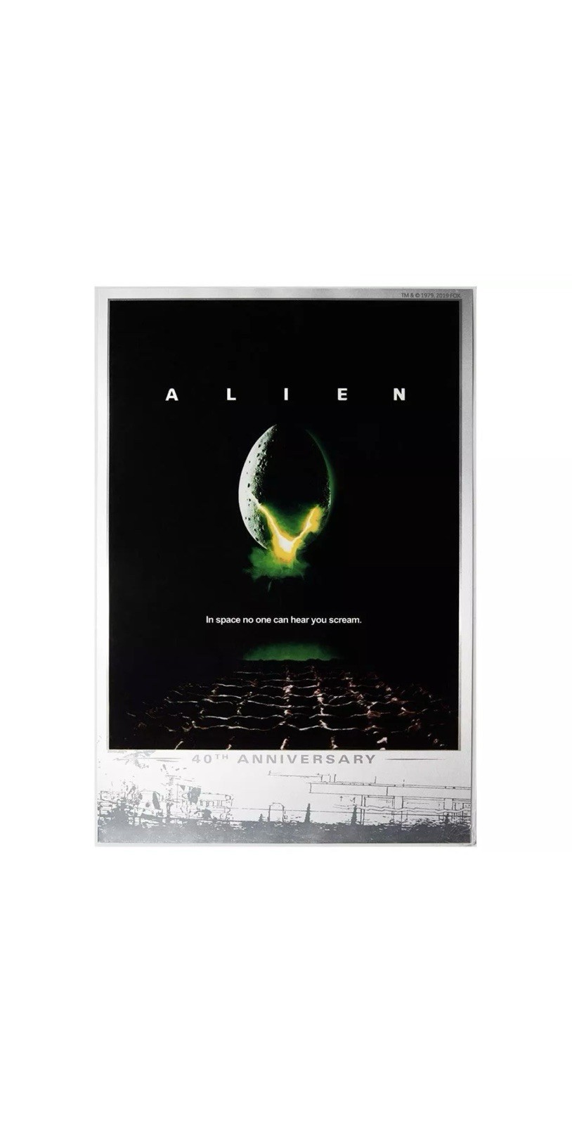Alien Silver Foil 35 Grams Perth Mint, 5 New Never Opened Foils