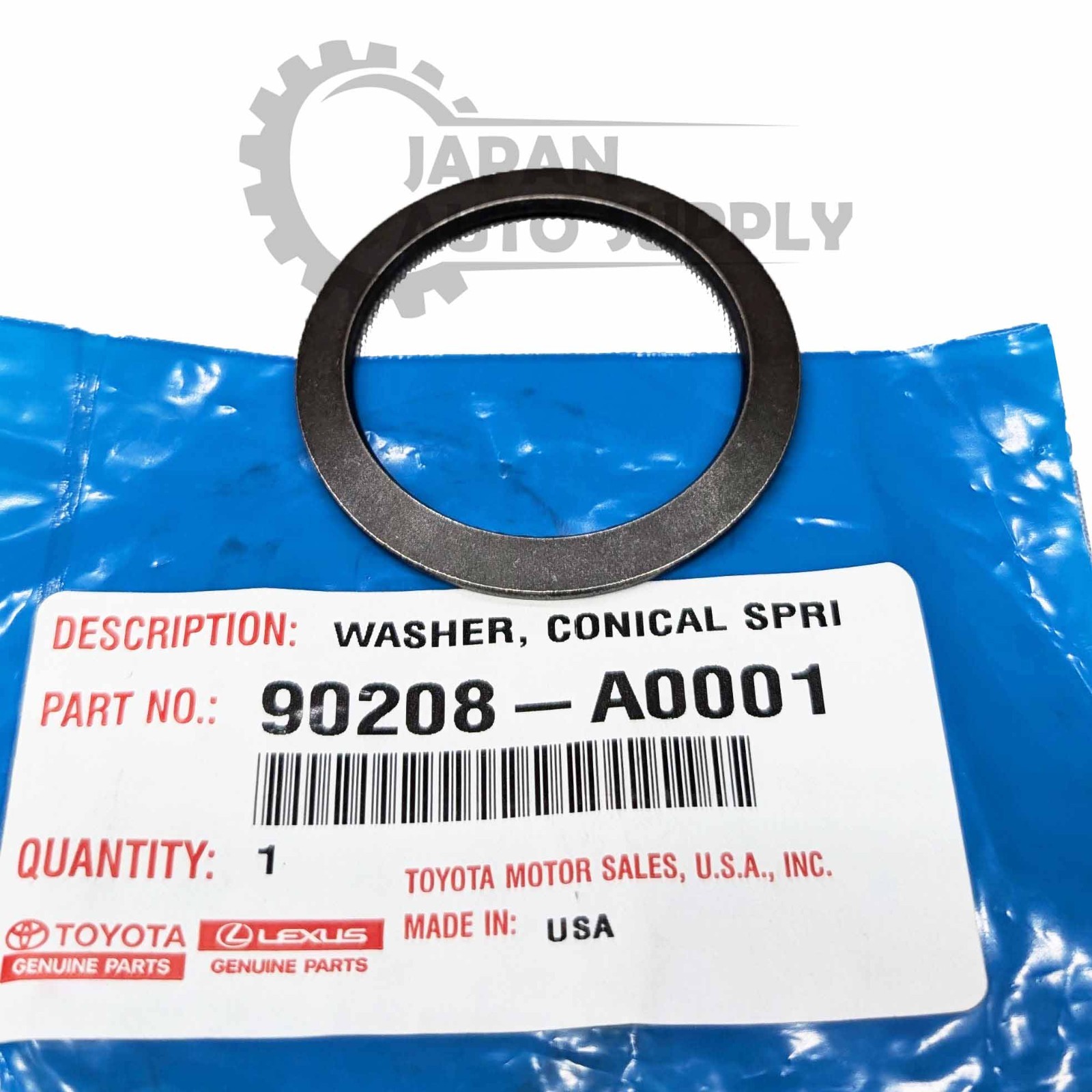 OEM GENUINE TOYOTA 2007-2025 TUNDRA REAR AXLE BEARING WASHER 90208-A0001