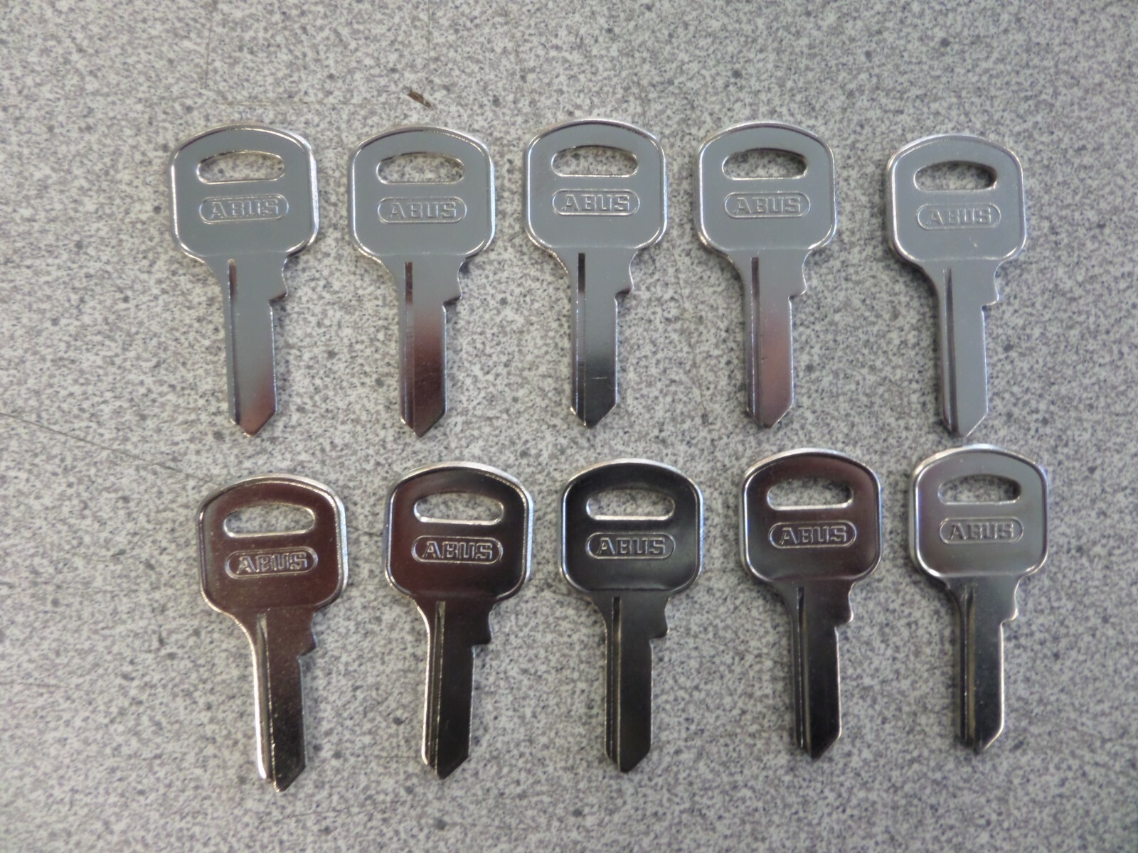 ABUS 55/50KB BRASS PADLOCK KEY BLANKS PACK OF 10