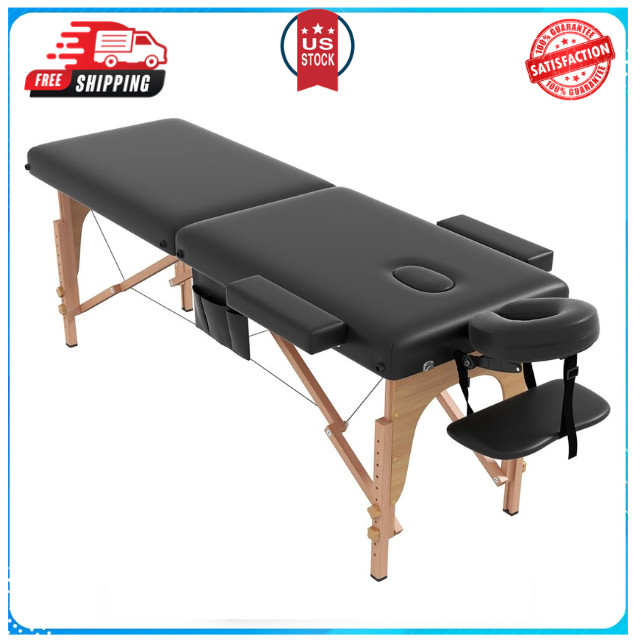 Camilla Para Masajes Portatil Cama Profesional Terapéuticos SPA Madera