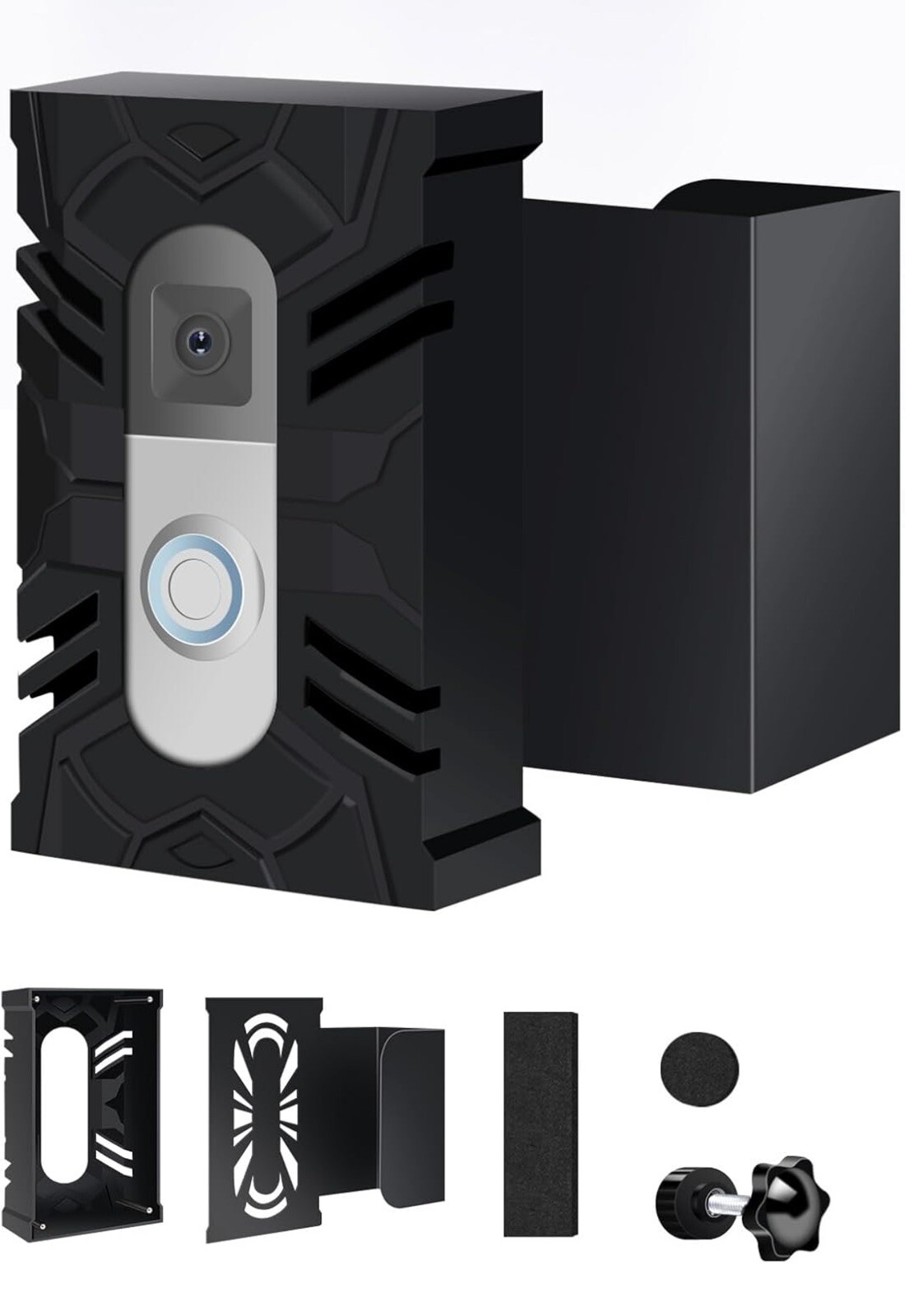 Ring Doorbell Anti-Theft Angle Mount Compatible For Ring 1 2 3 4 Adjustable