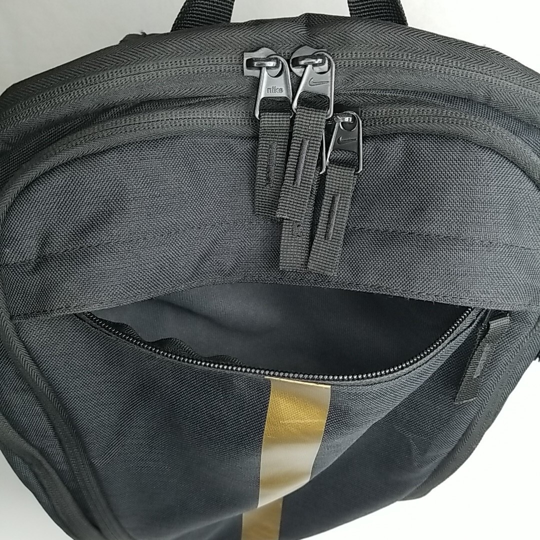 Nike Elite Hoops Pro Basketball 22" Backpack Black /Metallic Gold BA5554-010