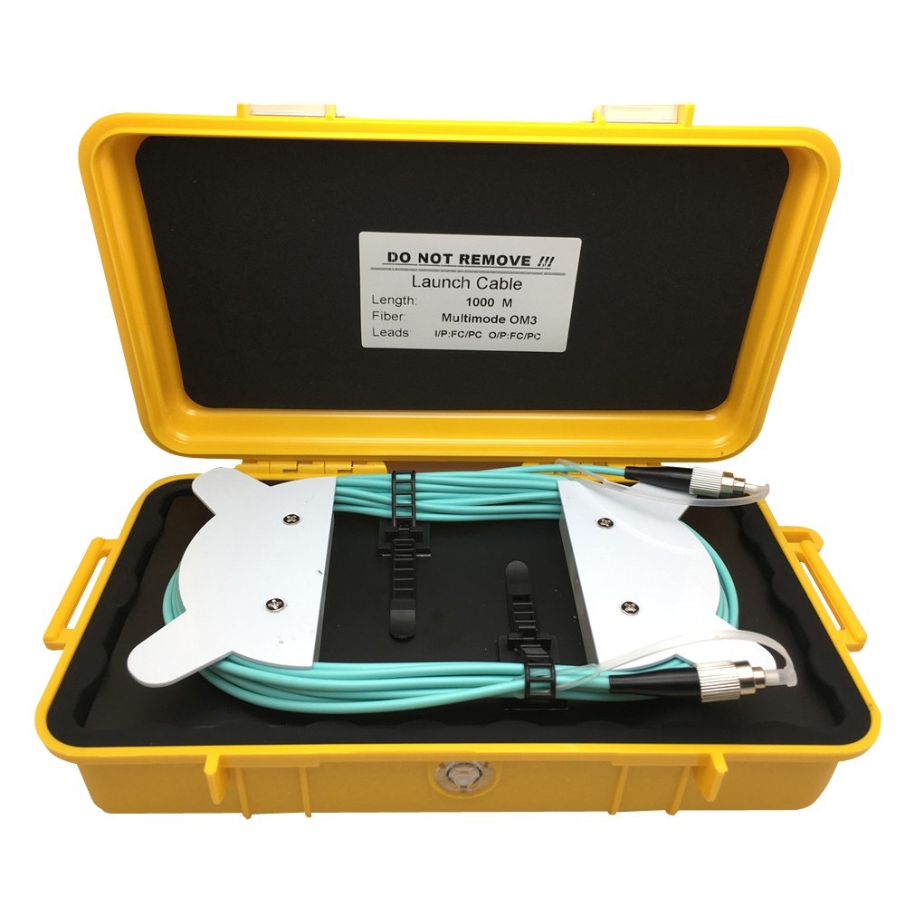 150M~2000M OM3 Multimode FC/PC-FC/PC OTDR Launch Cable Box Dead Zone Eliminator