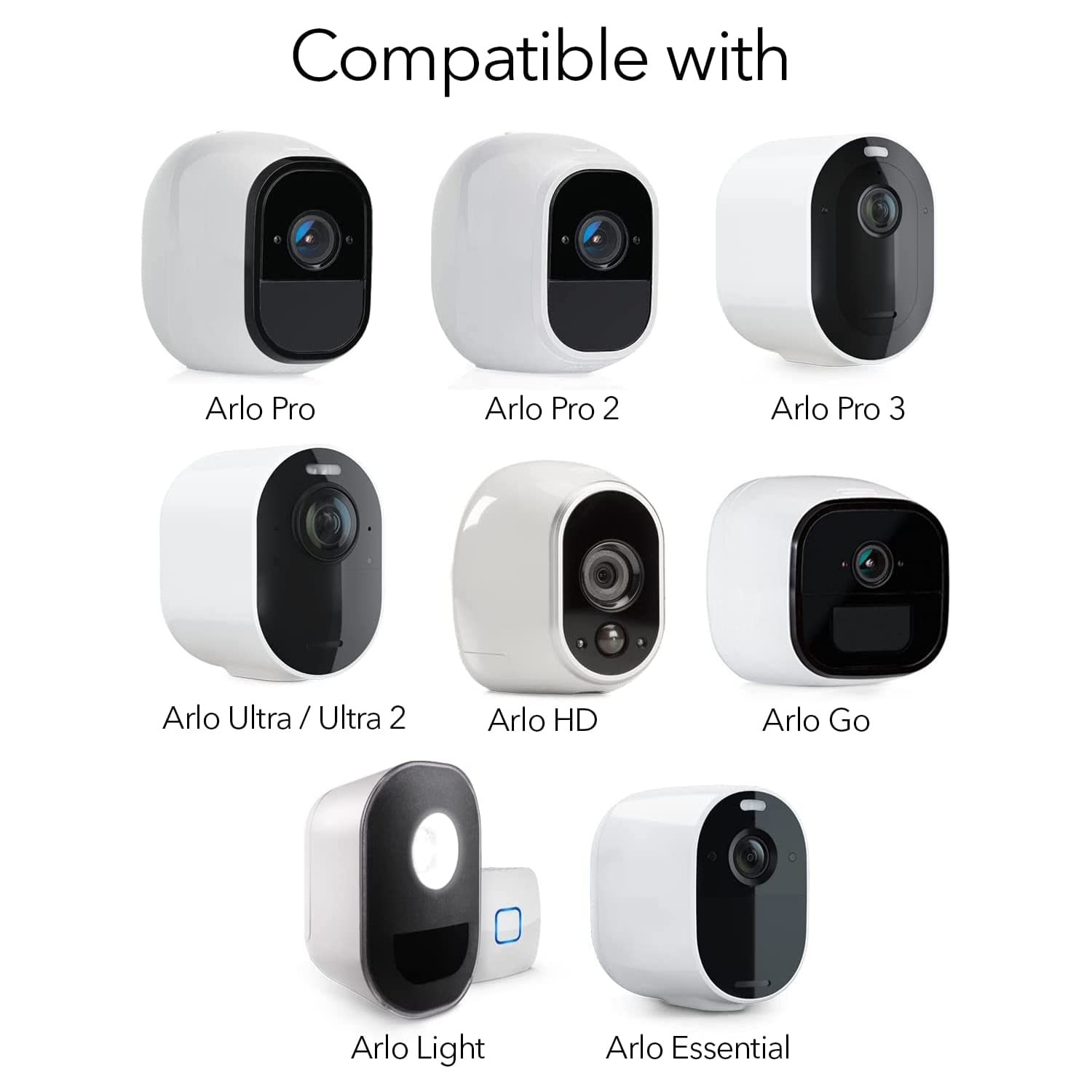 Wall Mount for All Arlo Camera, Pro, Pro 2, 3,Arlo 4pack