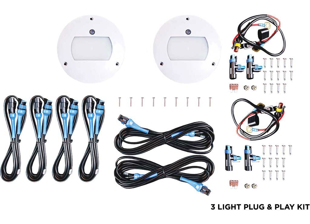 Legend LK1-121-02 Motion Sensor Van Ceiling Light Kit 2-Pack