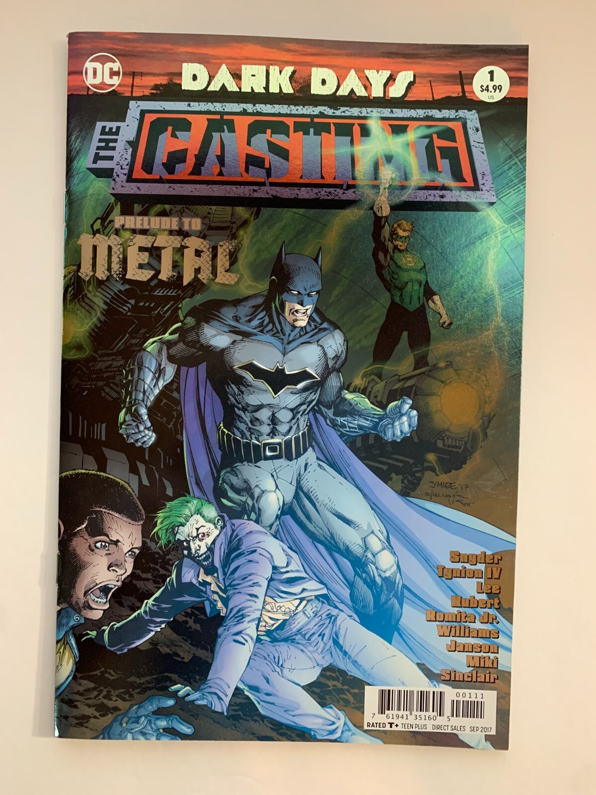 Dark Days The Casting #1 - Sep 2017 - Foil Stamped Cover      (4658)