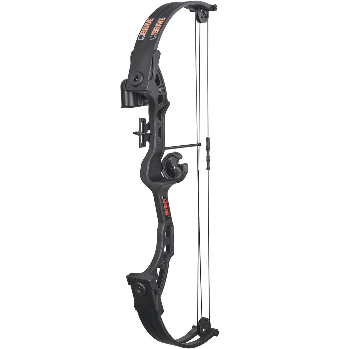 Bear Archery Brave Compound Youth Bow Set Right Handed Ages 8-12 Draw Weight Up