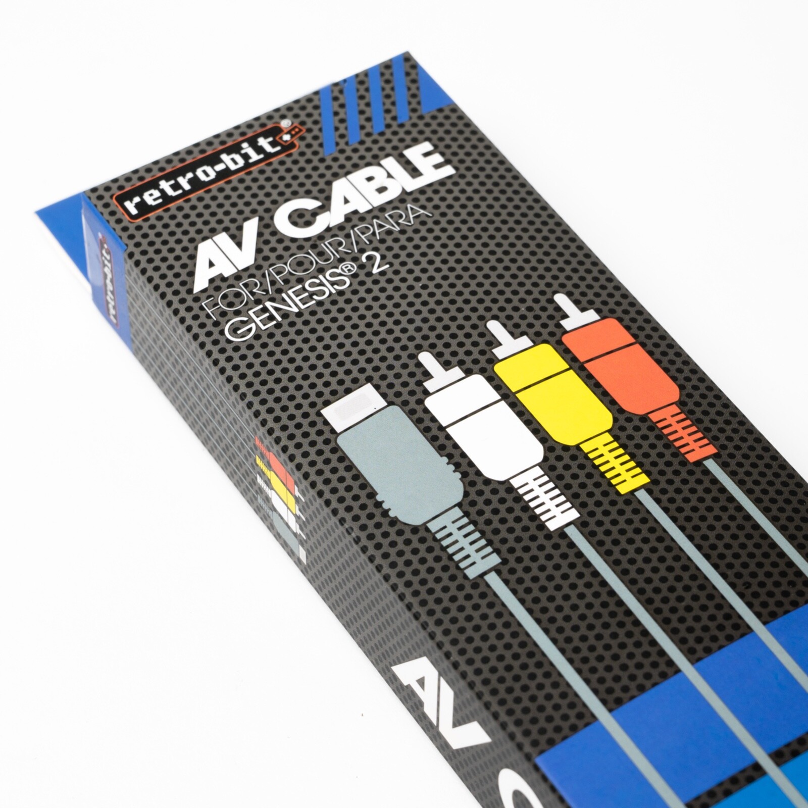 Retro Bit Composite AV Cable for Sega Genesis 2 Console