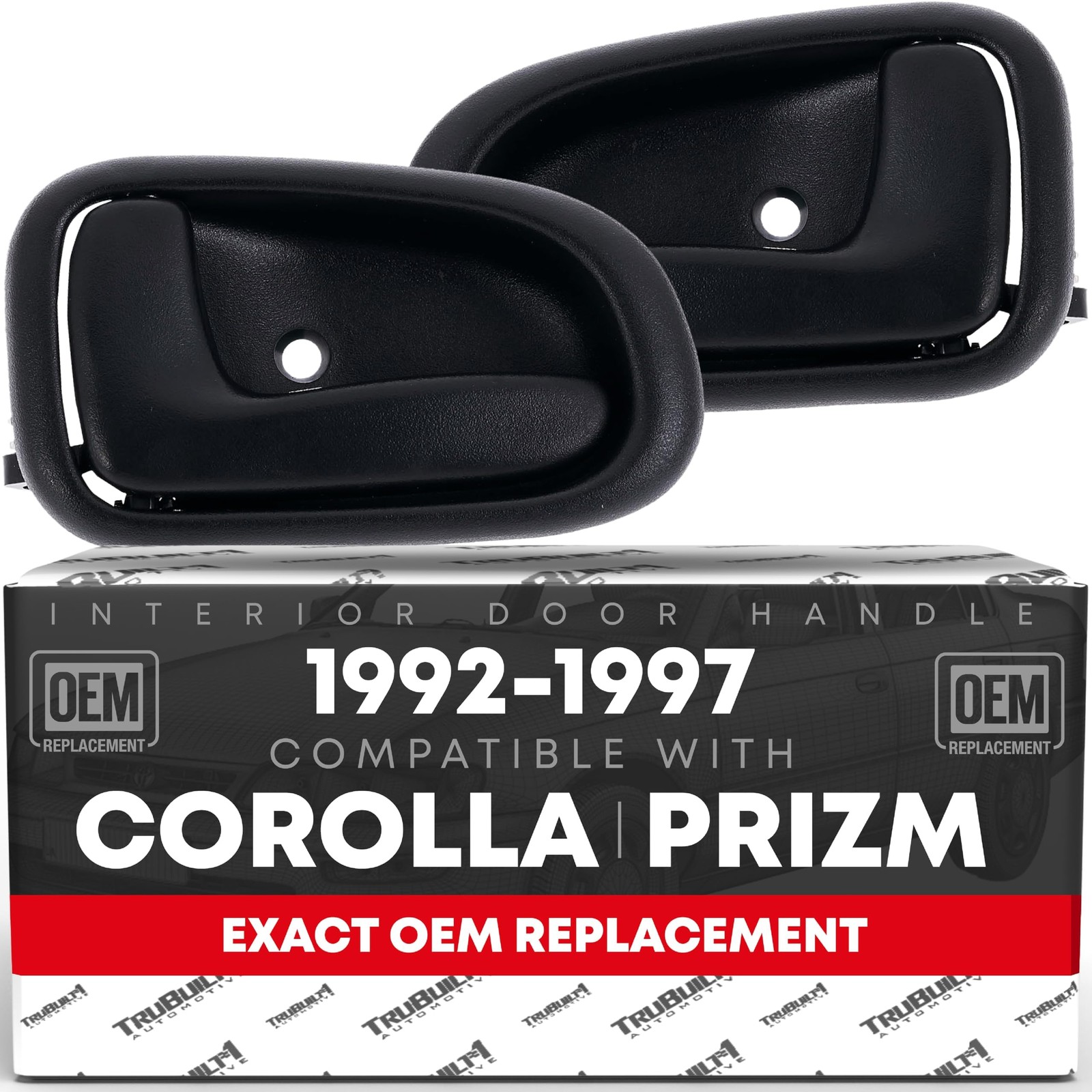 T1A Interior Front or Rear Driver and Passenger Door Handle Replacement Set -...