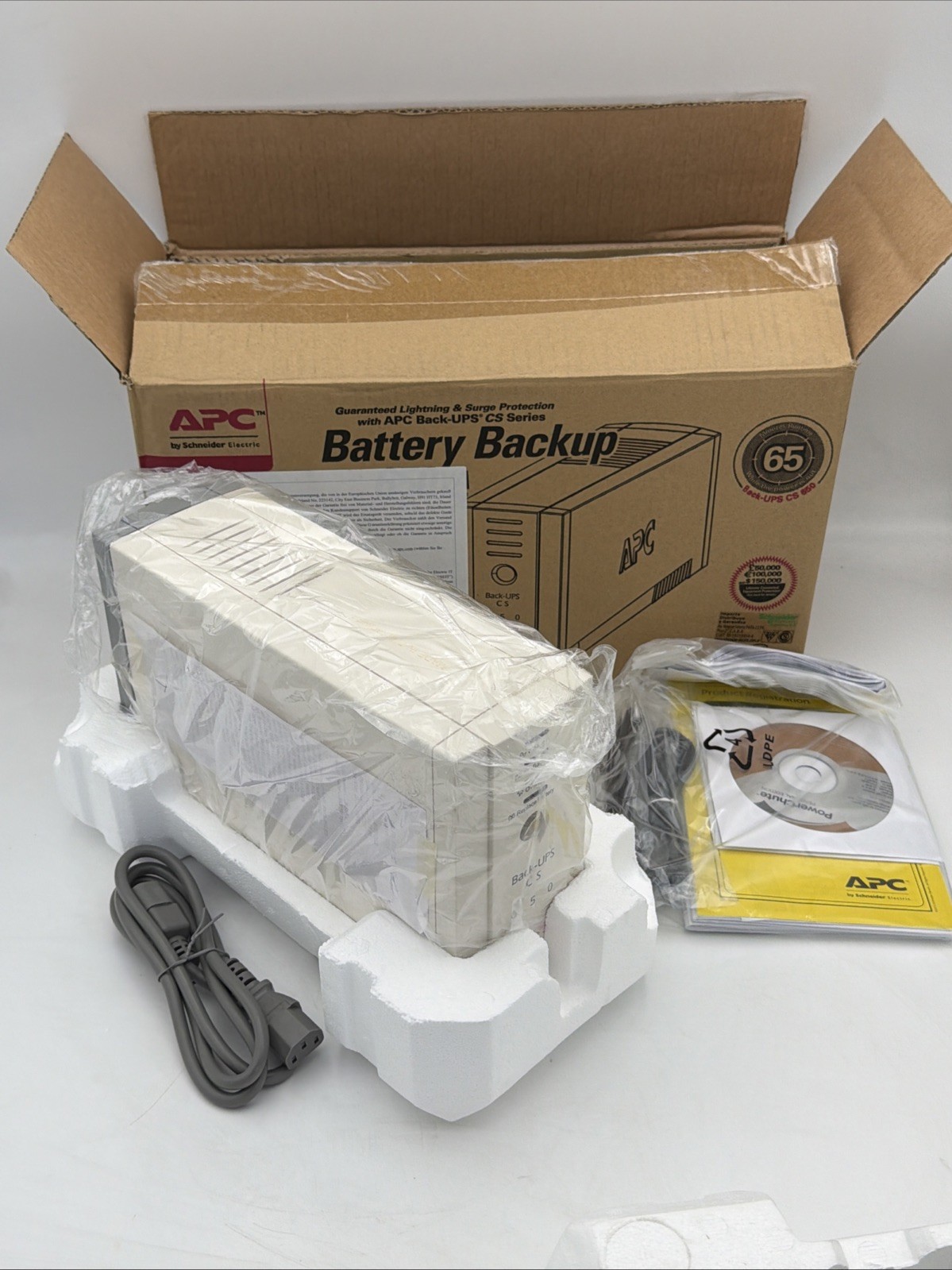 APC BK650EI BACK UPS 600VA TOWER 230V REPLACEABLE BATTERY