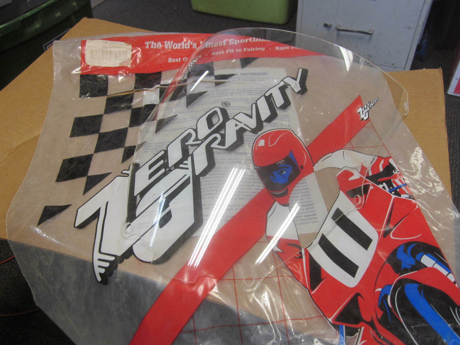 Zero Gravity SR Series Windshield Windscreen Kawasaki 2000-2001 ZX-9R 20-223-01
