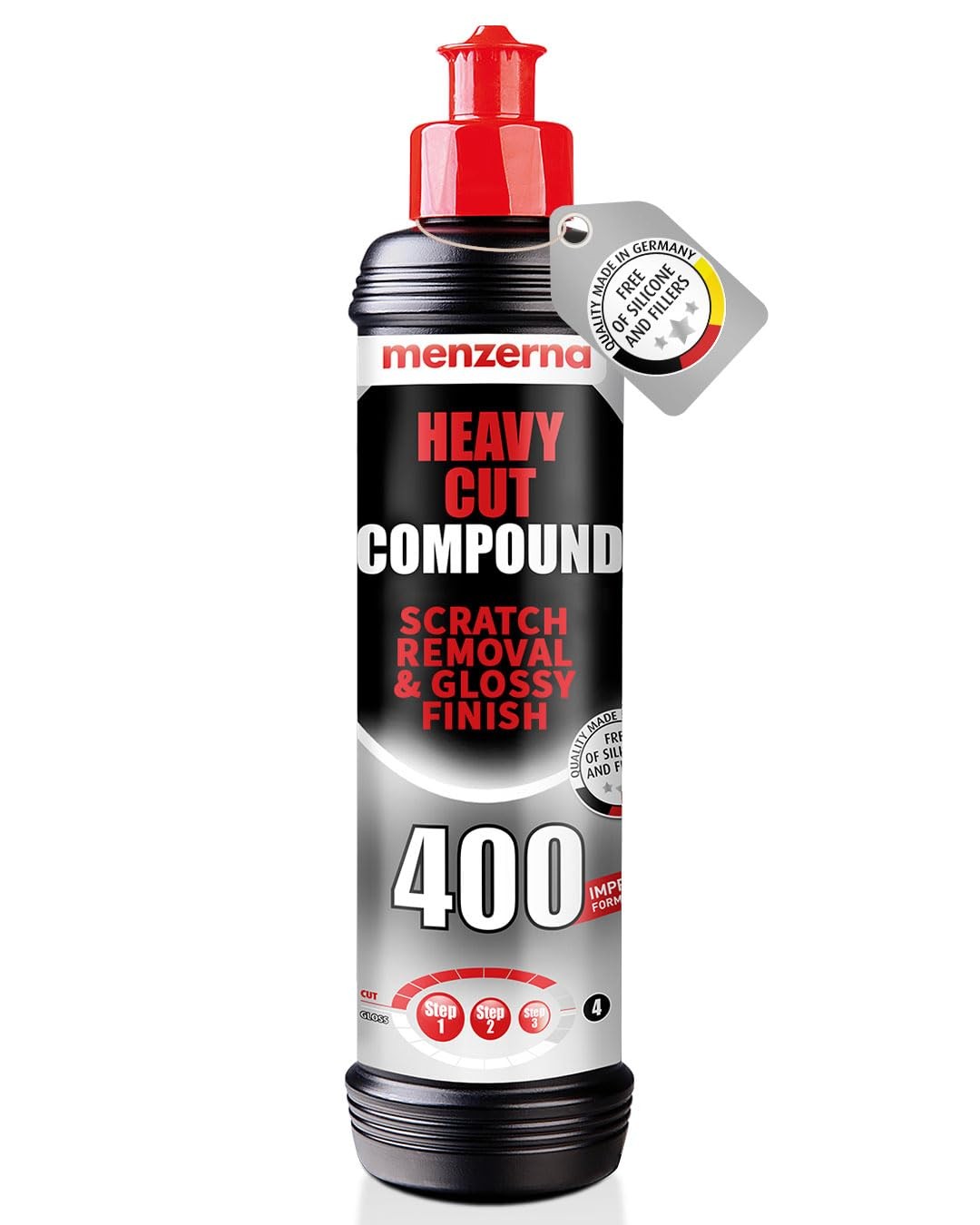 menzerna Heavy Cut Compound 400" Car Polish I Cut, Medium & 8oz