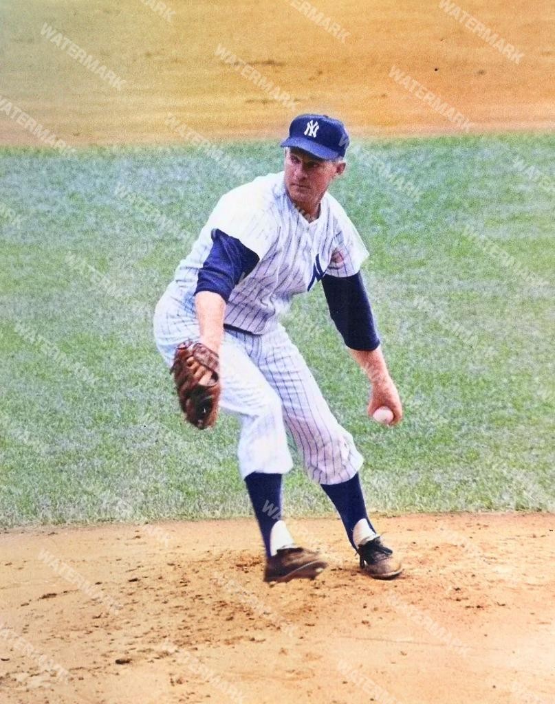 GW849 Whitey Ford - New York Yankees 8x10 11x14 16x20 Colorized Photo