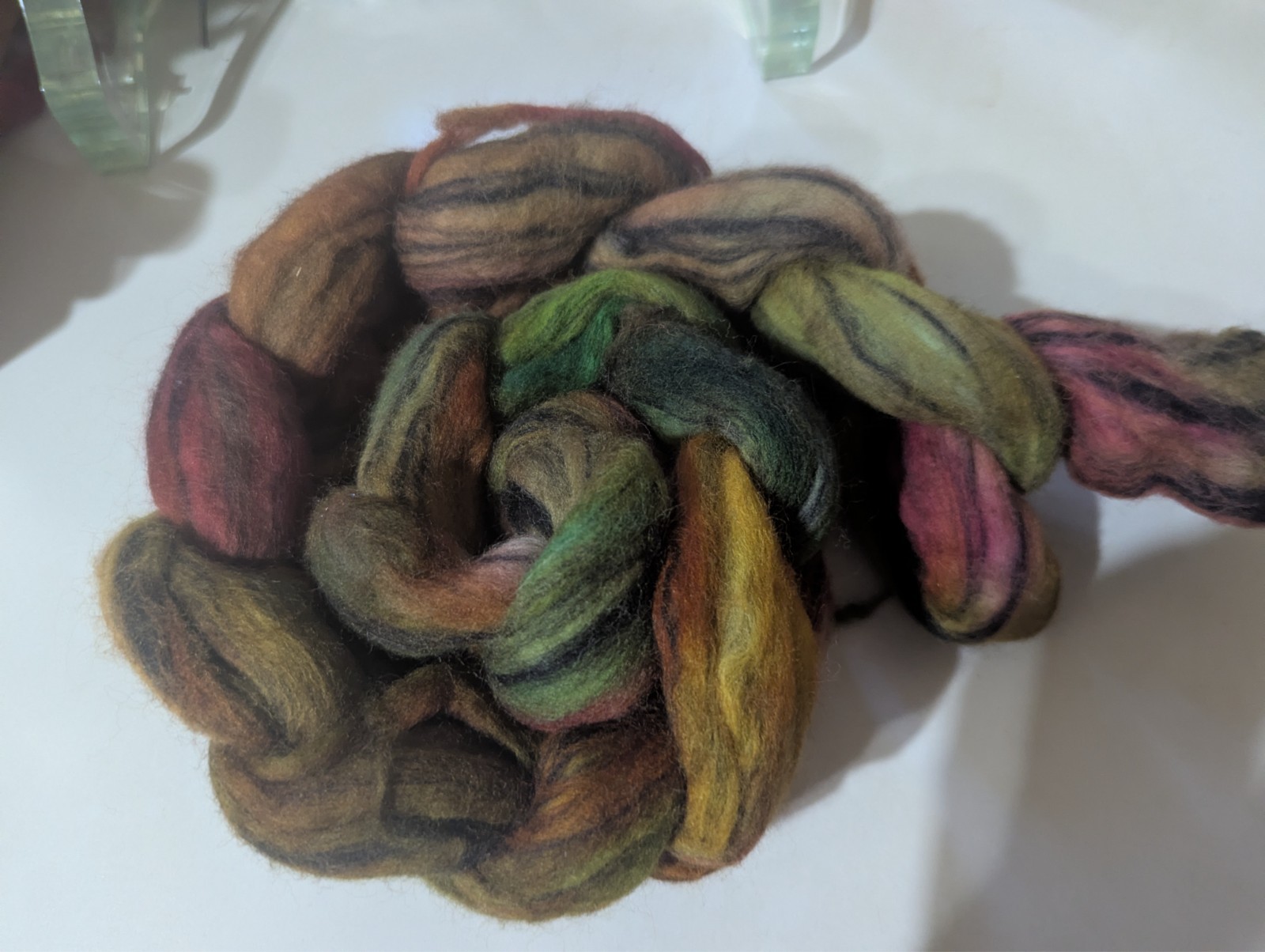 4 ozs merino Fiber Art Braids for Spinning/Felting FREE USA SHIP baby soft
