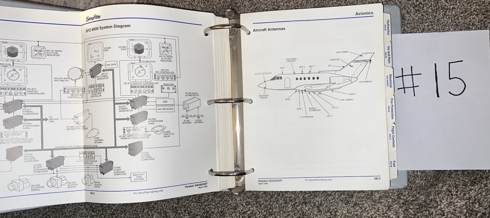 SimuFlite Hawker 800/800XP Technical Manual