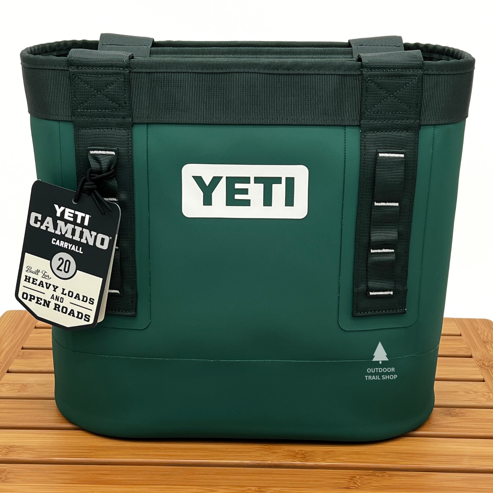 YETI Camino 20 Carryall Tote Black Forest Green Limited Edition Retired Color