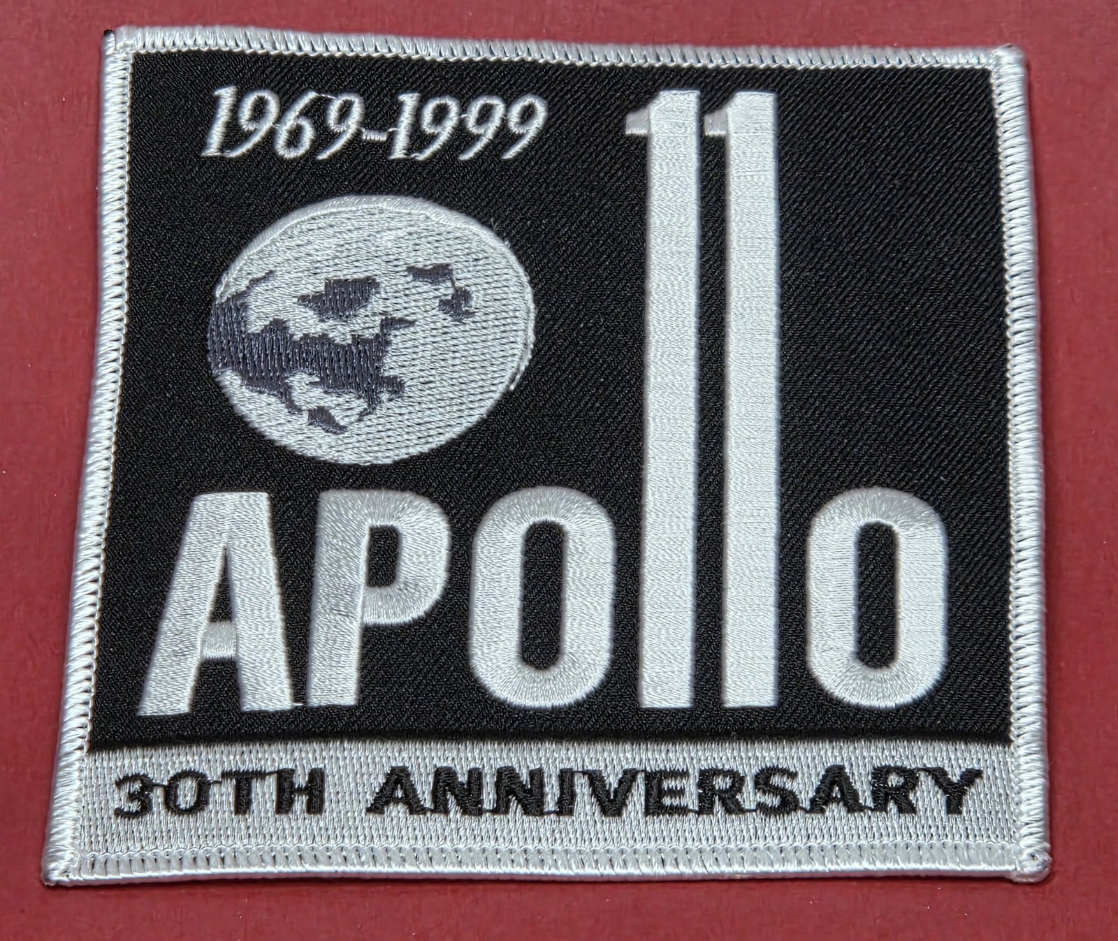 NASA Apollo 11 30th Anniversary Patch 4" x 4½" 1969-1999 The Eagle Has Landed