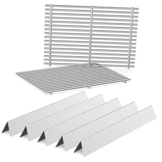 7525 Grill Grates 7537 Flavorizer Bars for Weber Genesis Silver S5 7639+7537