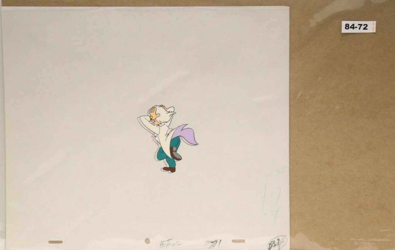 Back To The Future Original Production Drawing And Cel 84-72 Used Cond.