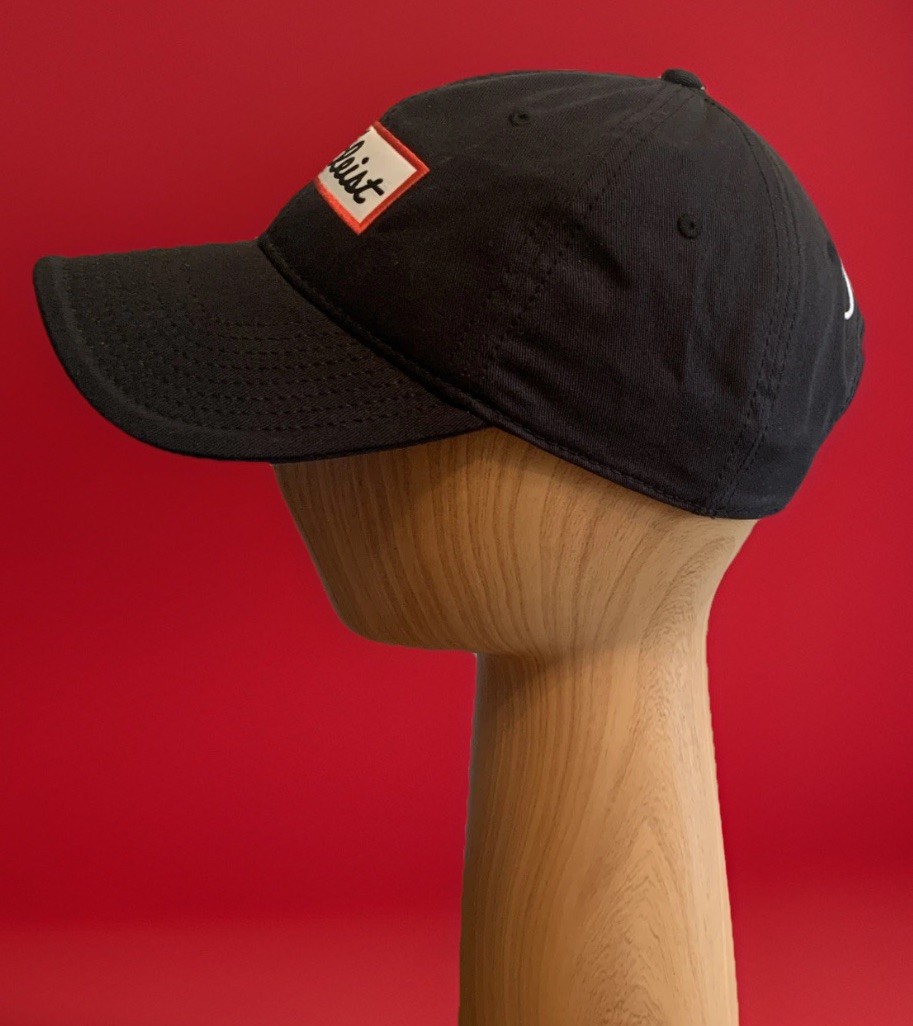 Titleist Hat Cap Golf Black Adjustable Lightweight Canvas Unisex