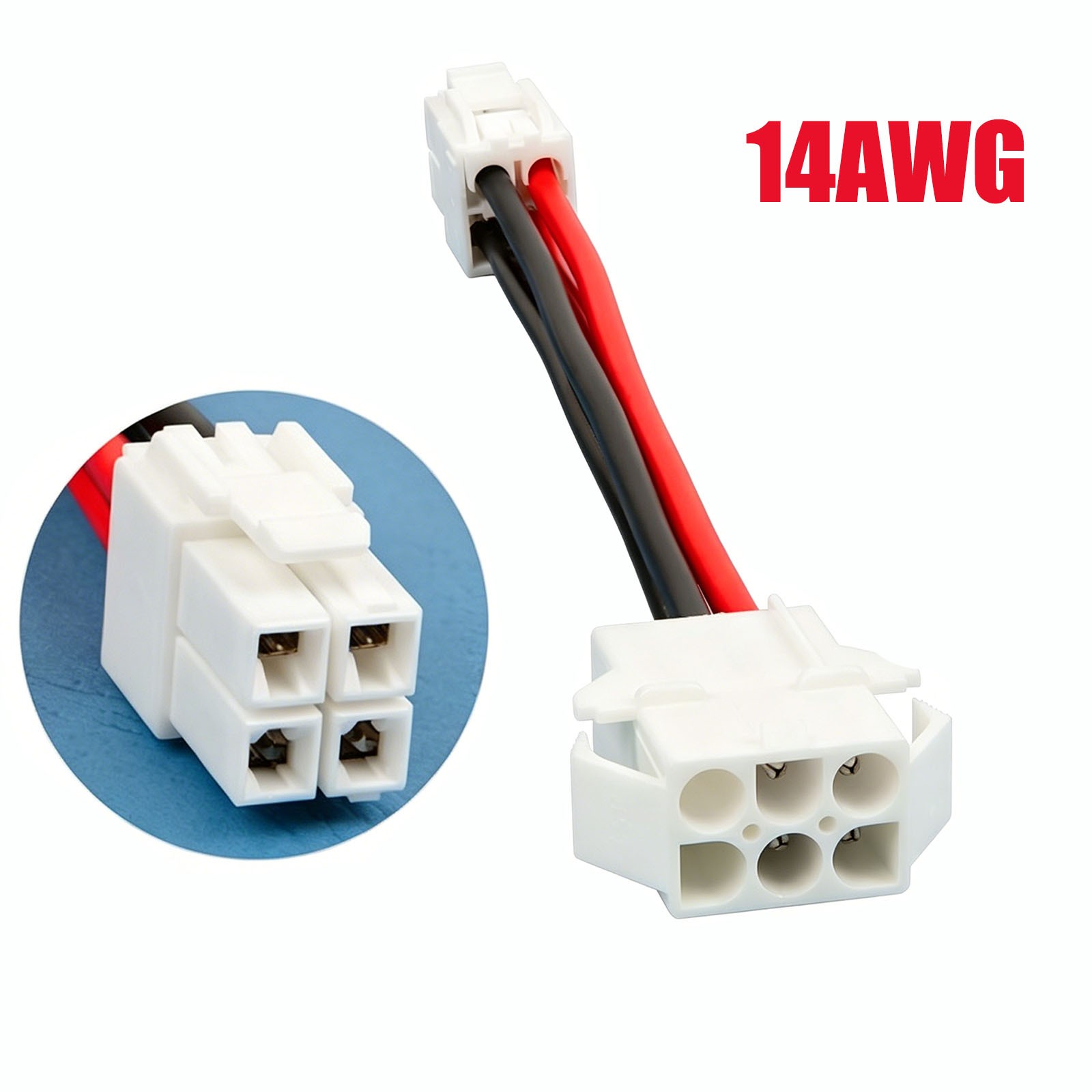 For ICOM/Yaesu 6-Pin to 4-Pin 12V PSU Power Cable Adapter PS-85 PS-125 PS-30