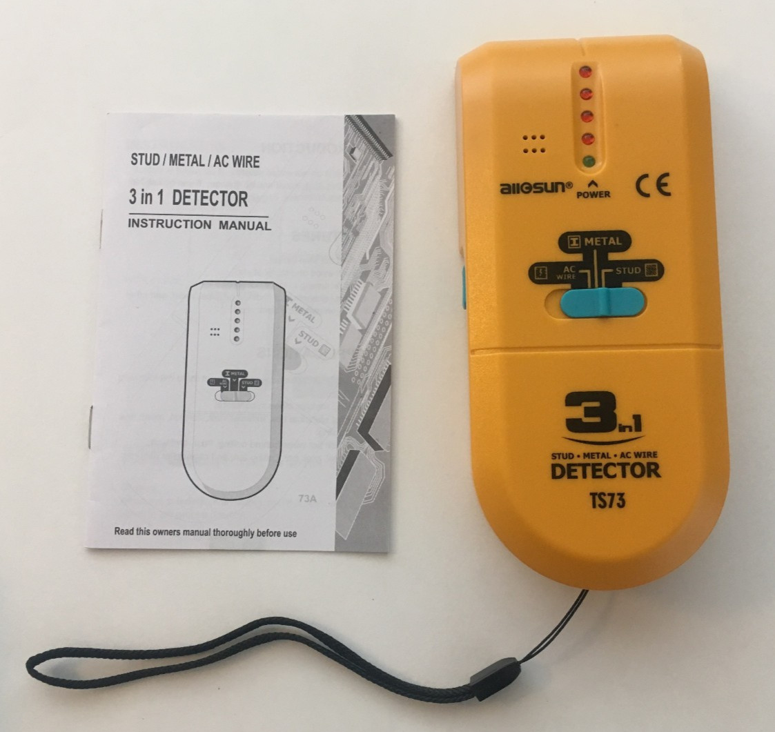 Allosun 3 in 1 Detector TS73 Stud, Metal & AC Wire