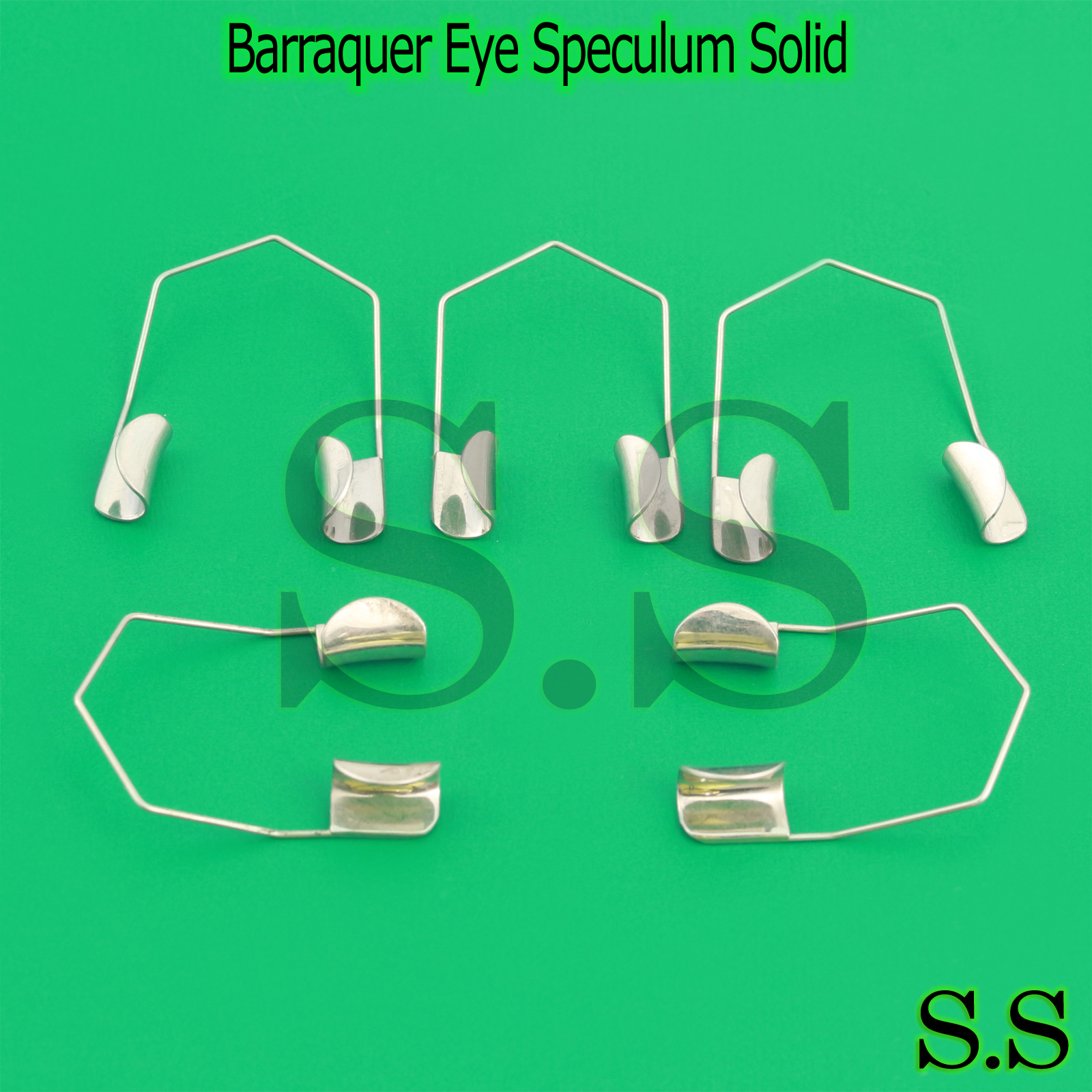 200 Pieces Barraquer Wire Speculum Solid Blade Ophthalmic Surgical Instruments