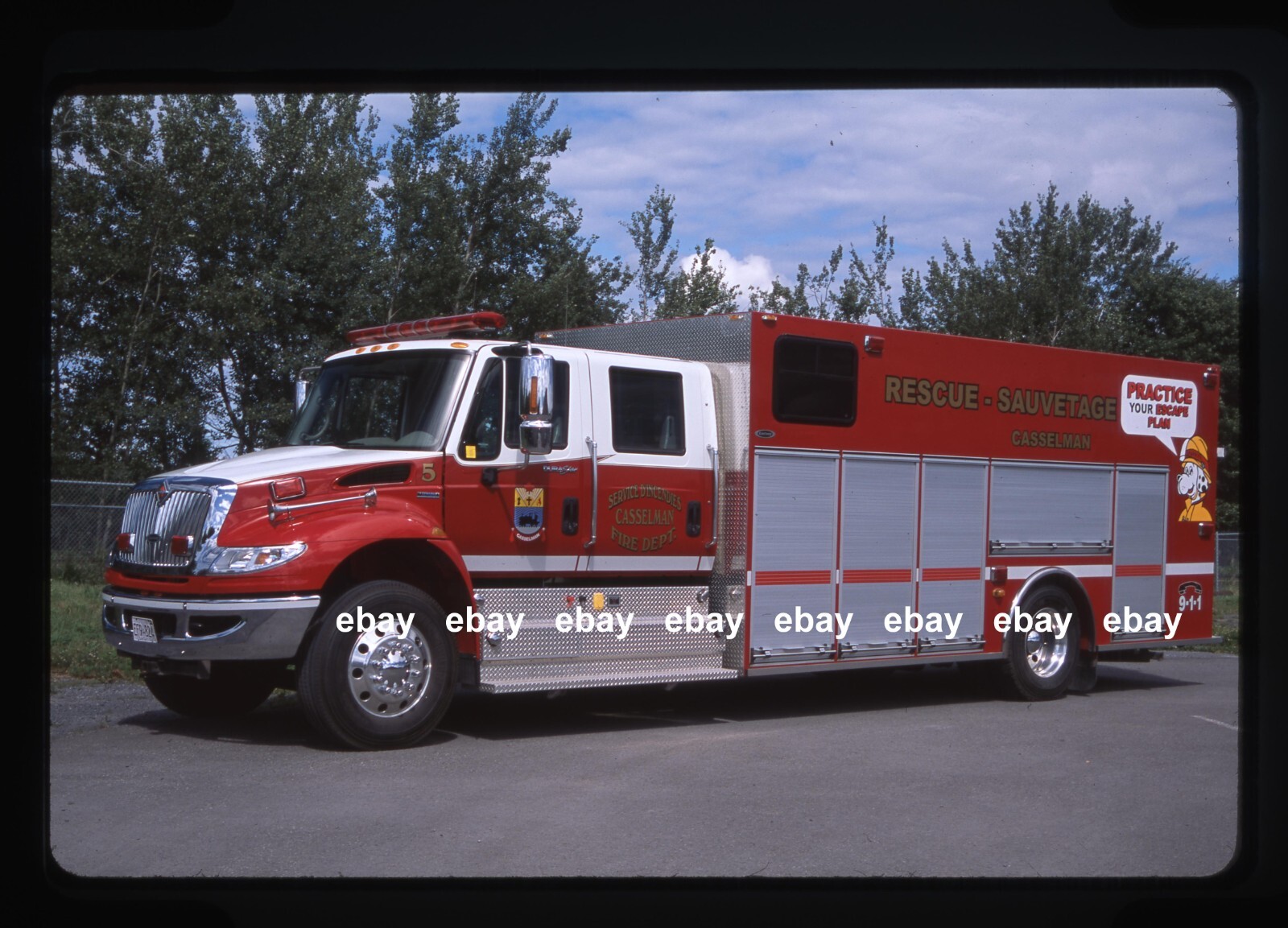 Casselman Quebec International Eastway Rescue Fire Apparatus Slide