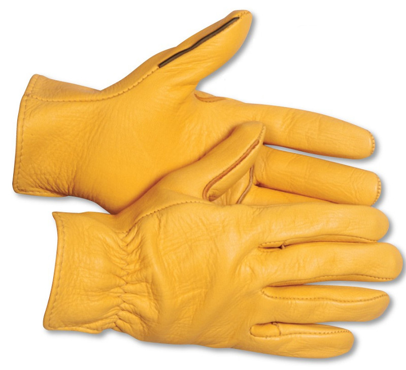 2 Pair of Large Majestic Deerskin Drivers Gloves 1541B Large Farmer Bob's Parts