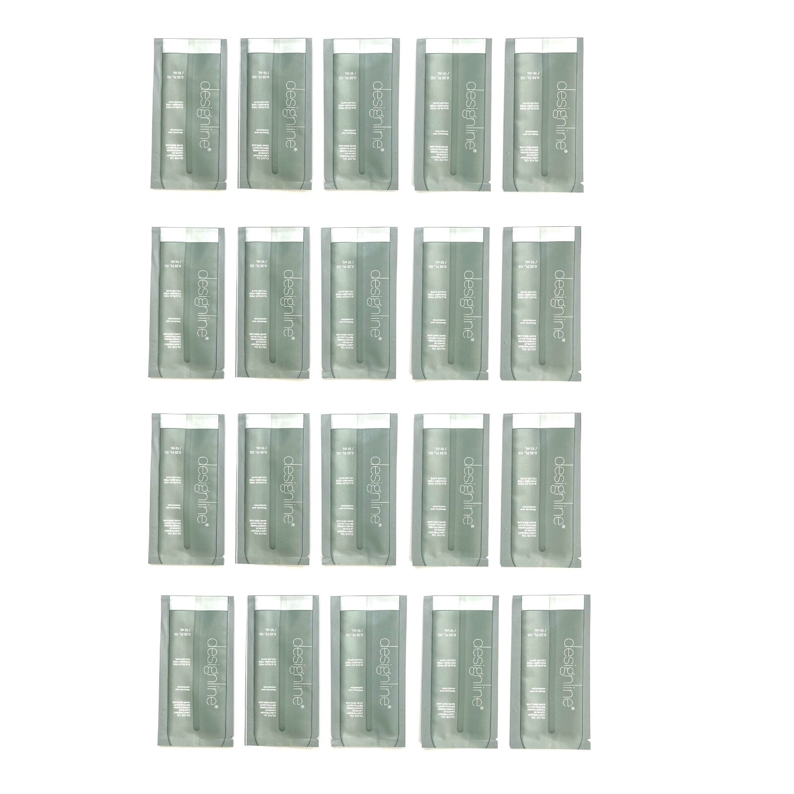 Designline Olive Oil Lightweight Leave In Conditioner 20 Pack Travel Packets