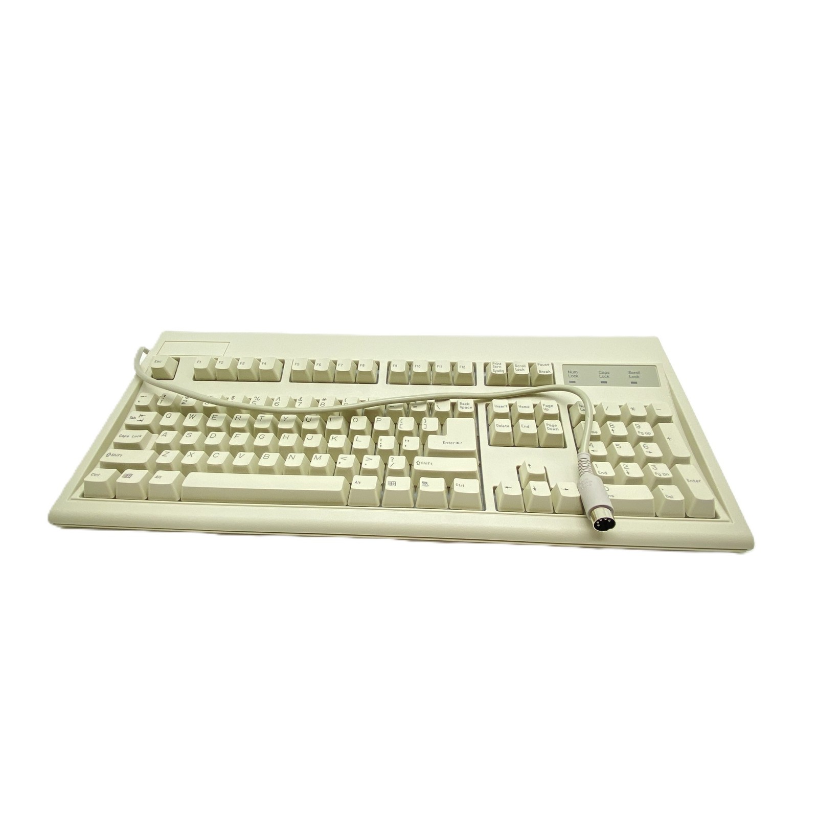 Key Tronic E03601QUS101-C Wired AT 5-Pin DIN Keyboard with Cover Vintage NEW