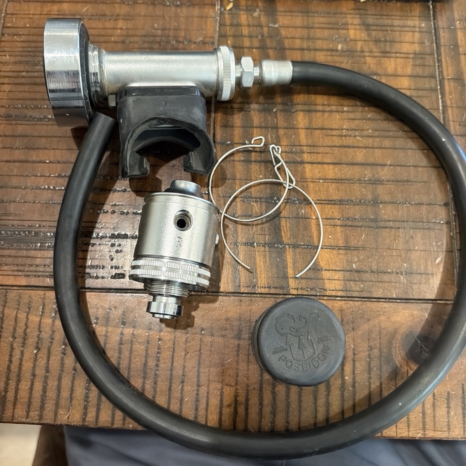 Poseidon Cyklon 300 Regulator Set 1st Stage 2nd Stage Excellent Condition
