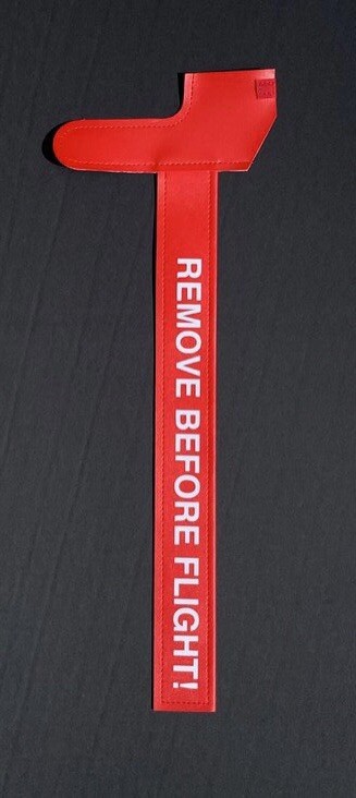 NEW - HIGH QUALITY-HEAVY DUTY PITOT TUBE COVER w/ REMOVE BEFORE FLIGHT STREAMER