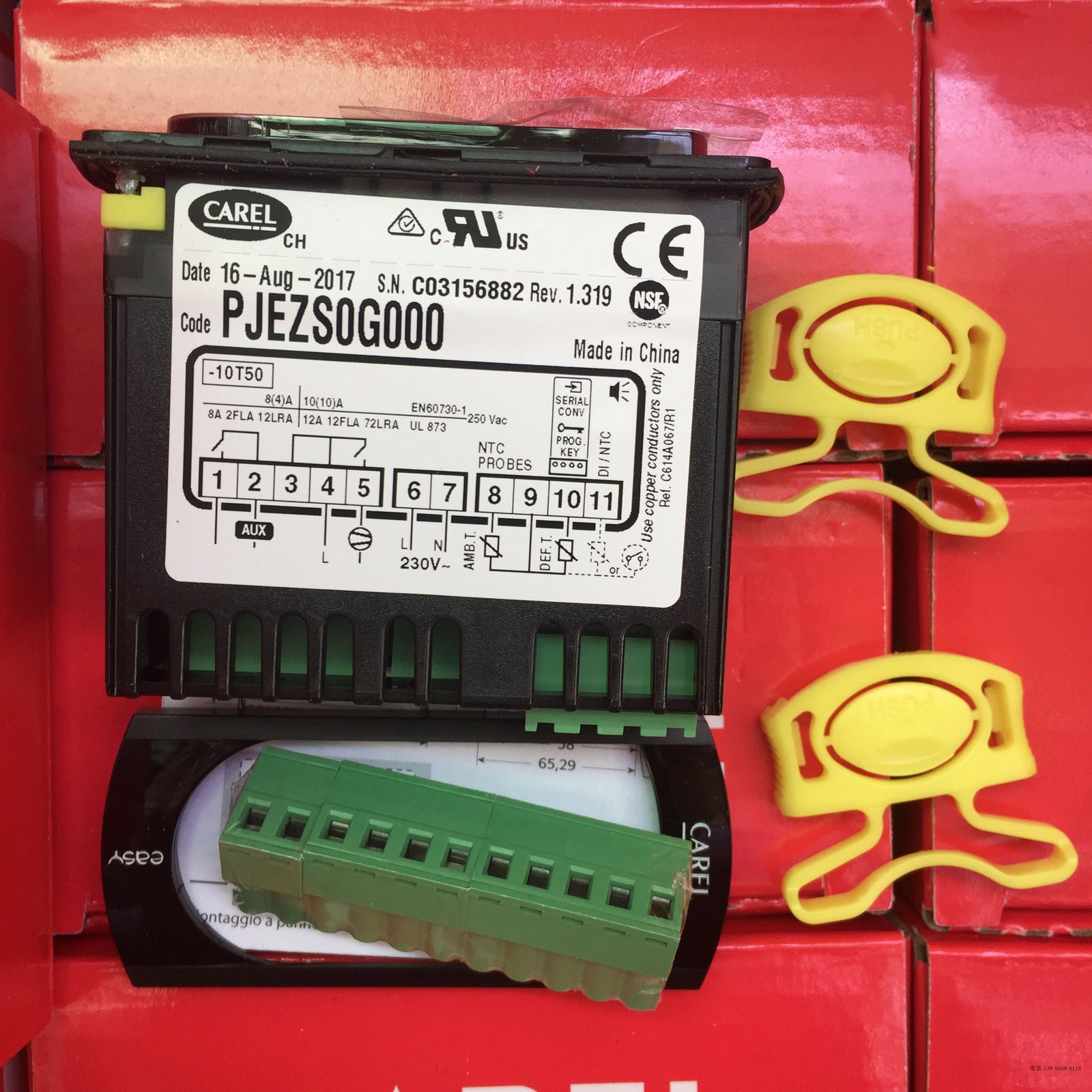 1PCS NEW CAREL PJEZS0G000 Thermostat PJEZSOG000