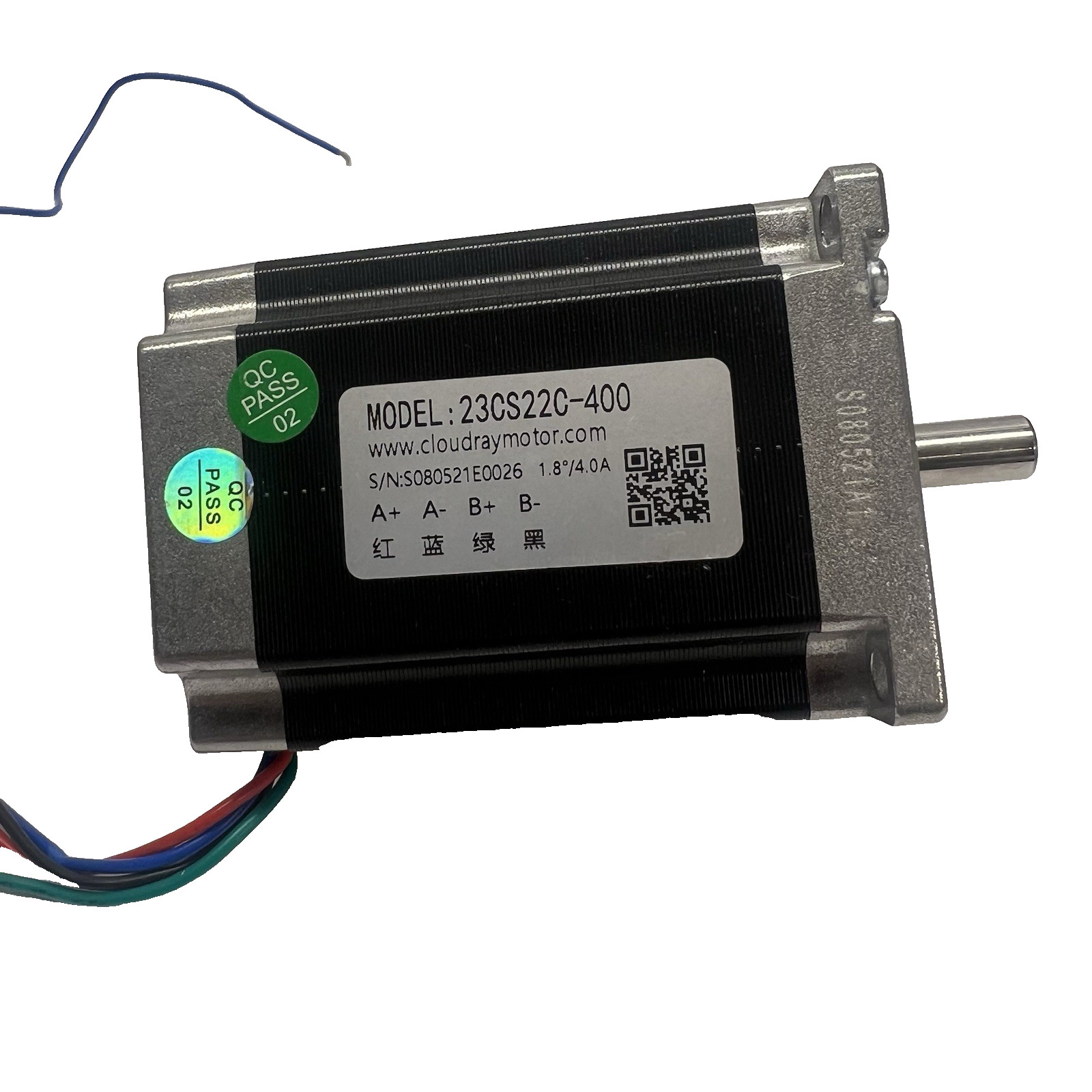 ELECTRIC 2 PHASE 23CS22C-400 STEPPER MOTOR S/N: S080521E0026