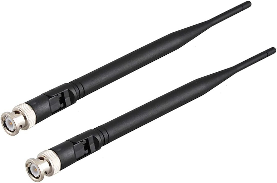 2Pcs BNC Male Antennas for Shure UA UHF Wireless U4D U4S UC4 UA8 400MHz-960MHz
