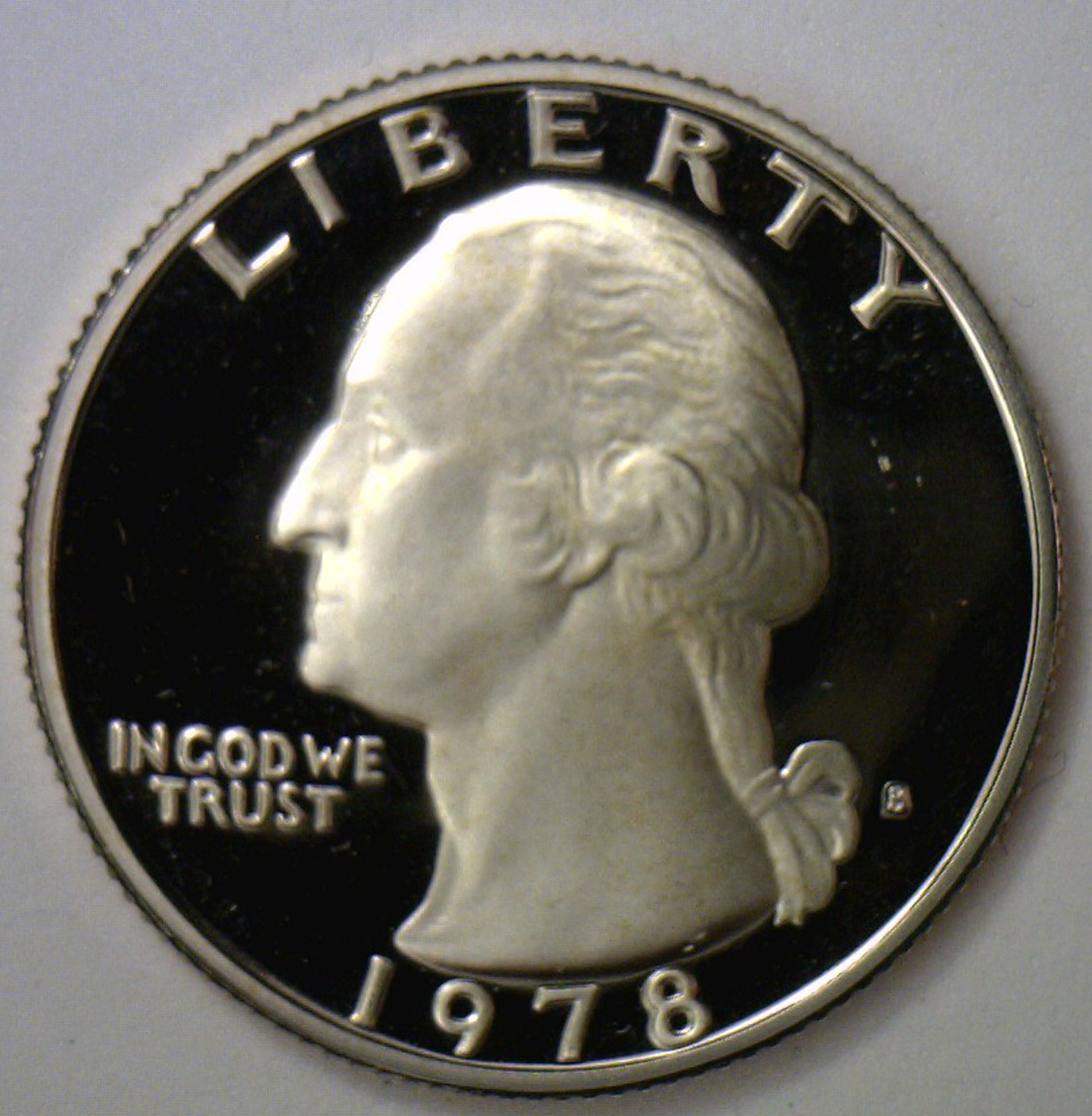 1978 S CLAD Proof Washington Quarter 25c Coin Twenty-Five Cents
