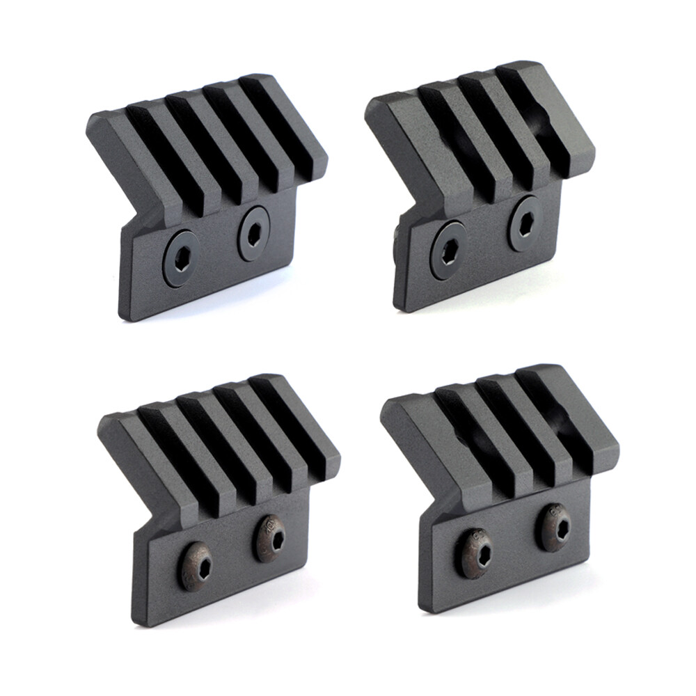 45° Offset Light Optic Picatinny Rail Mount 3 Slot 4 Slot Picatinny Aluminum