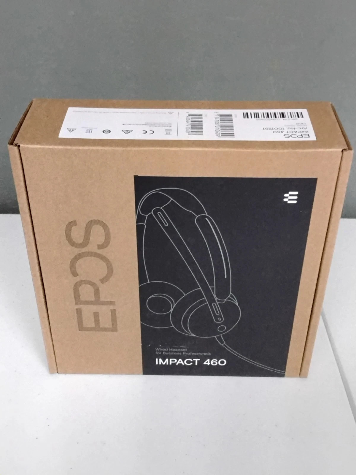 EPOS IMPACT 460 USB-C & USB-A Wired Headset with Noise Filtering - Black