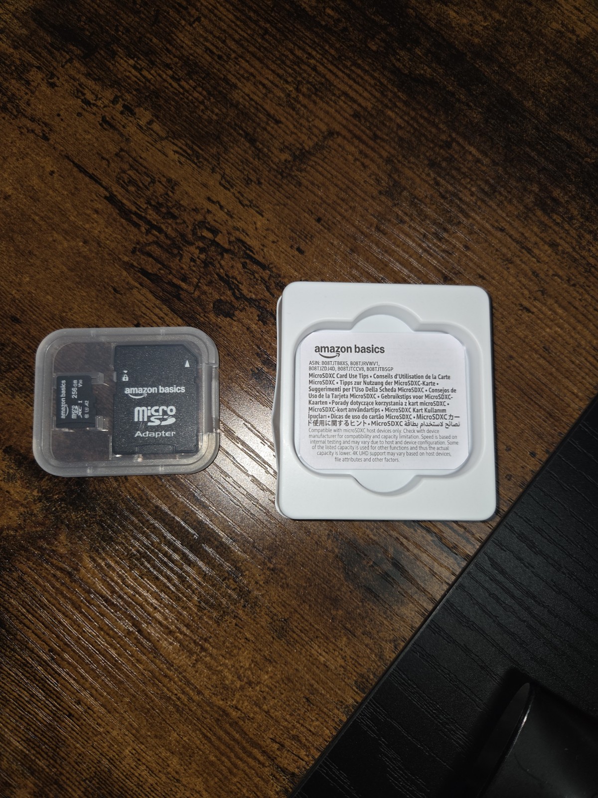 Amazon Basics 256GB MicroSDXC Class 10 High Capacity Memory Card with Adapter