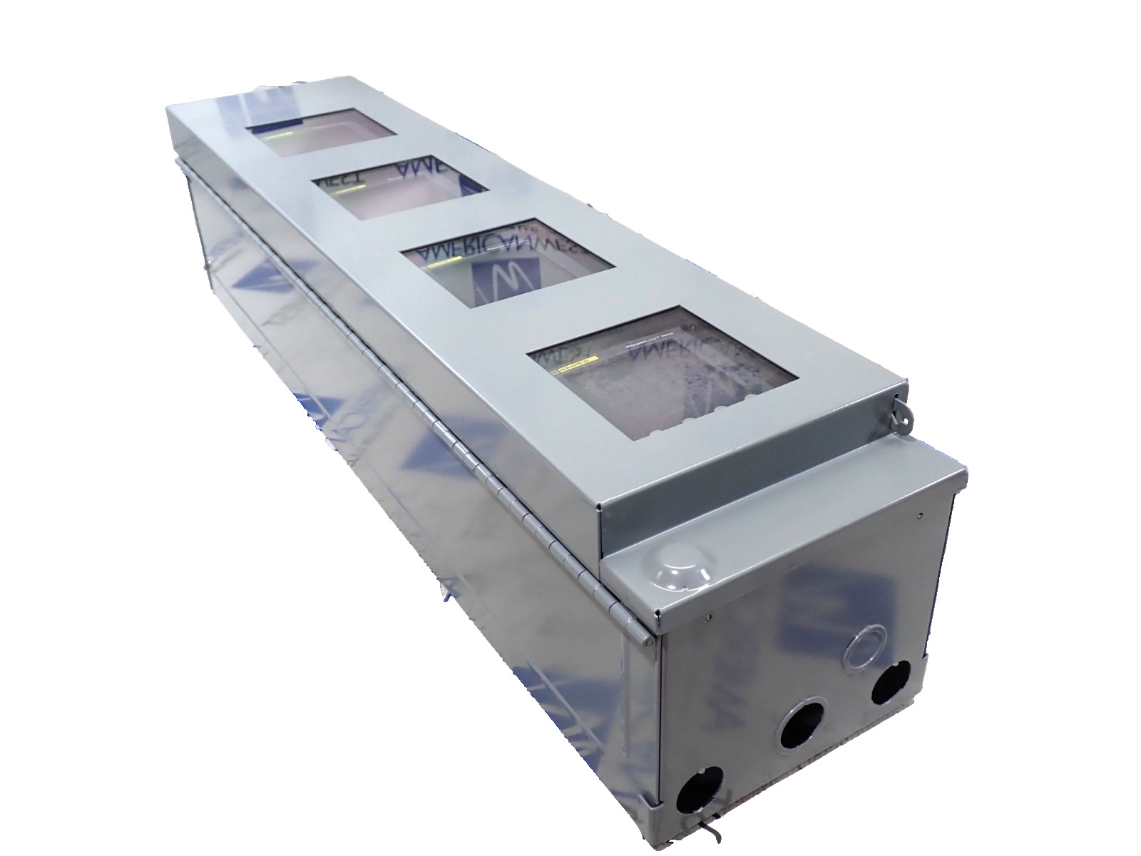 Square D HDMPM75048344 3 Phase 480 Volt High Density Power Meter Cabinet 4)PM750