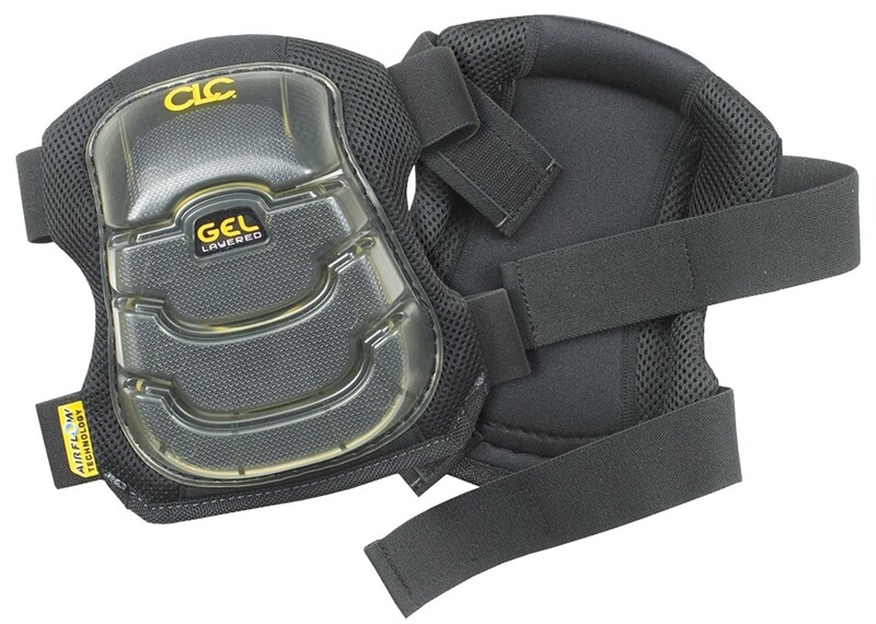 NEW CLC CUSTOM LEATHERCRAFT 367 AIRFLOW GEL KNEEPADS ELASTIC STRAPS