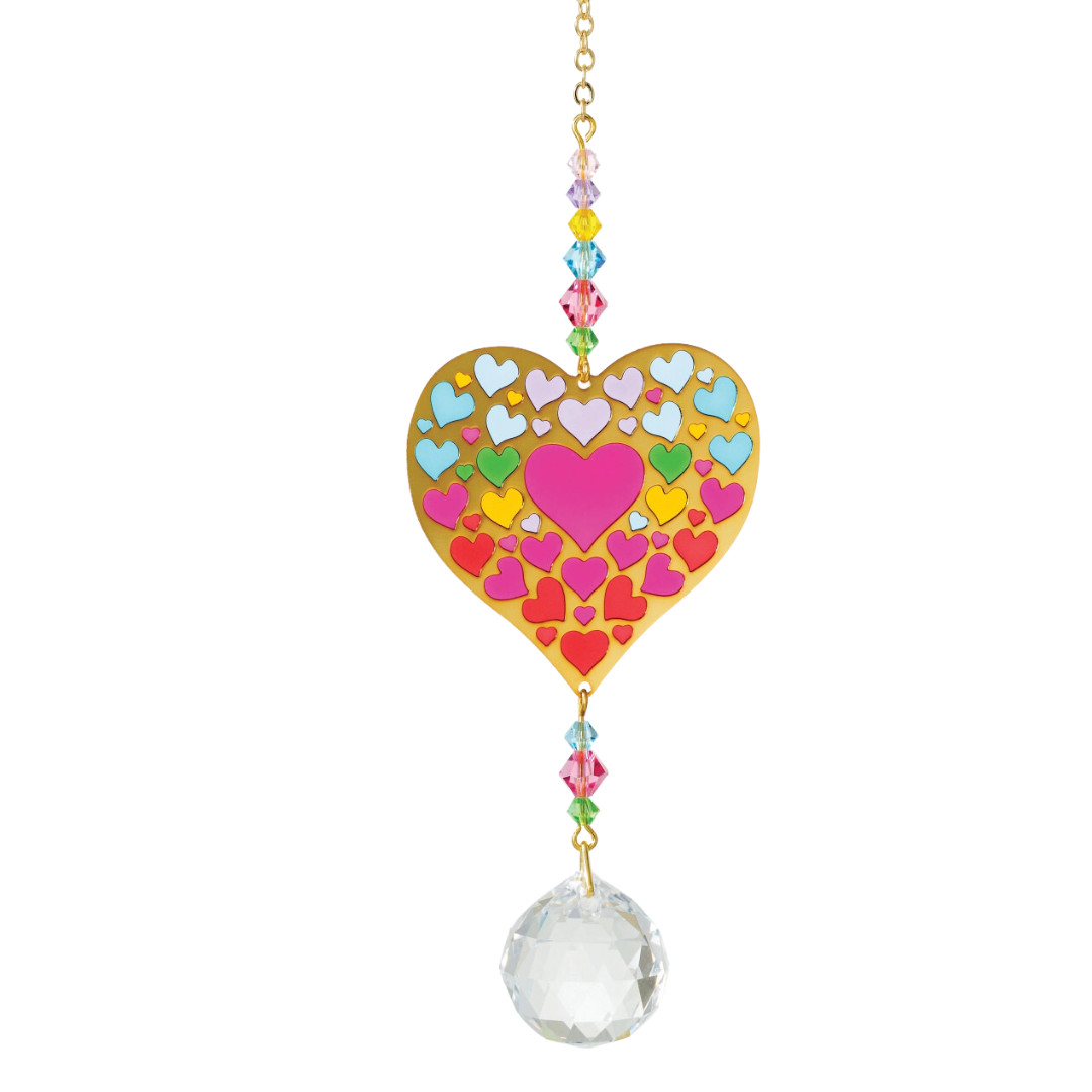 Woodstock Chimes Hearts of Hearts Suncatcher