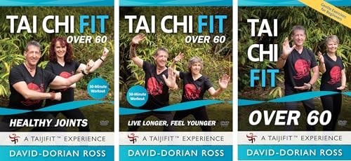 3-DVD Set - Tai Chi Fit Over 60 by David-Dorian Ross (YMAA) Gentle Exercise...