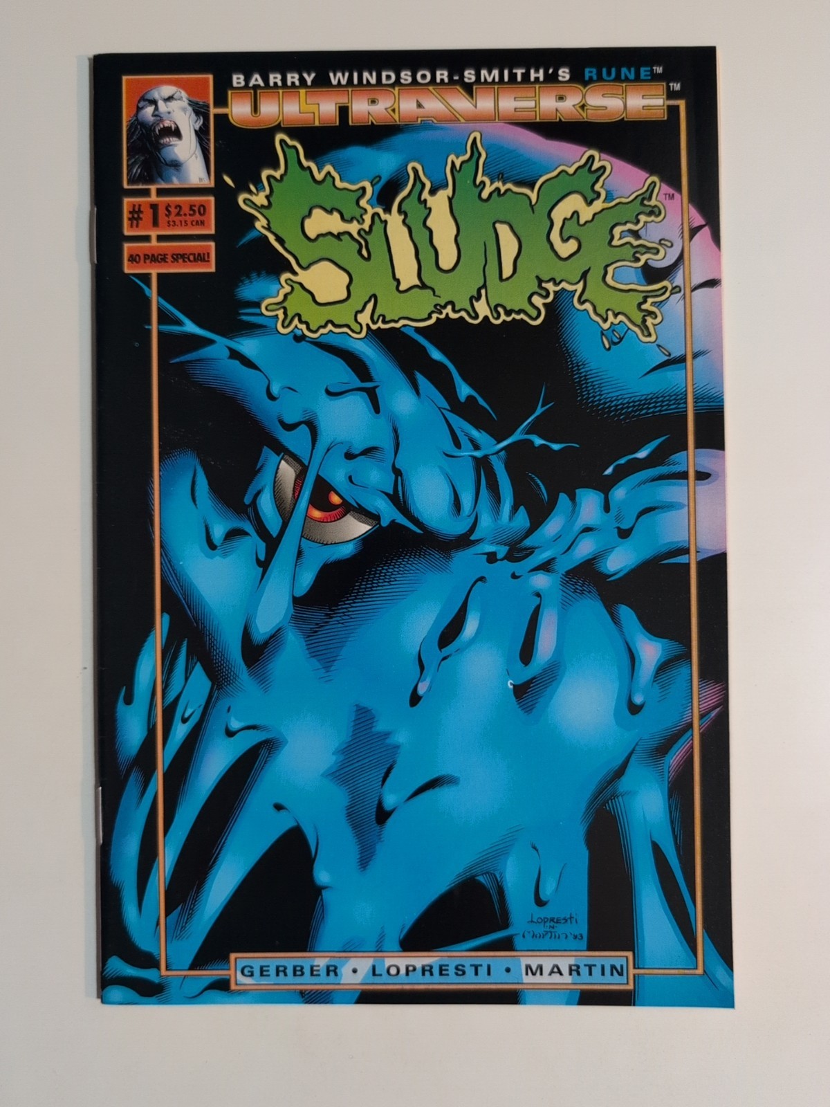 Sludge #1 Malibu Ultraverse Comics 1993 Back Issue Sale
