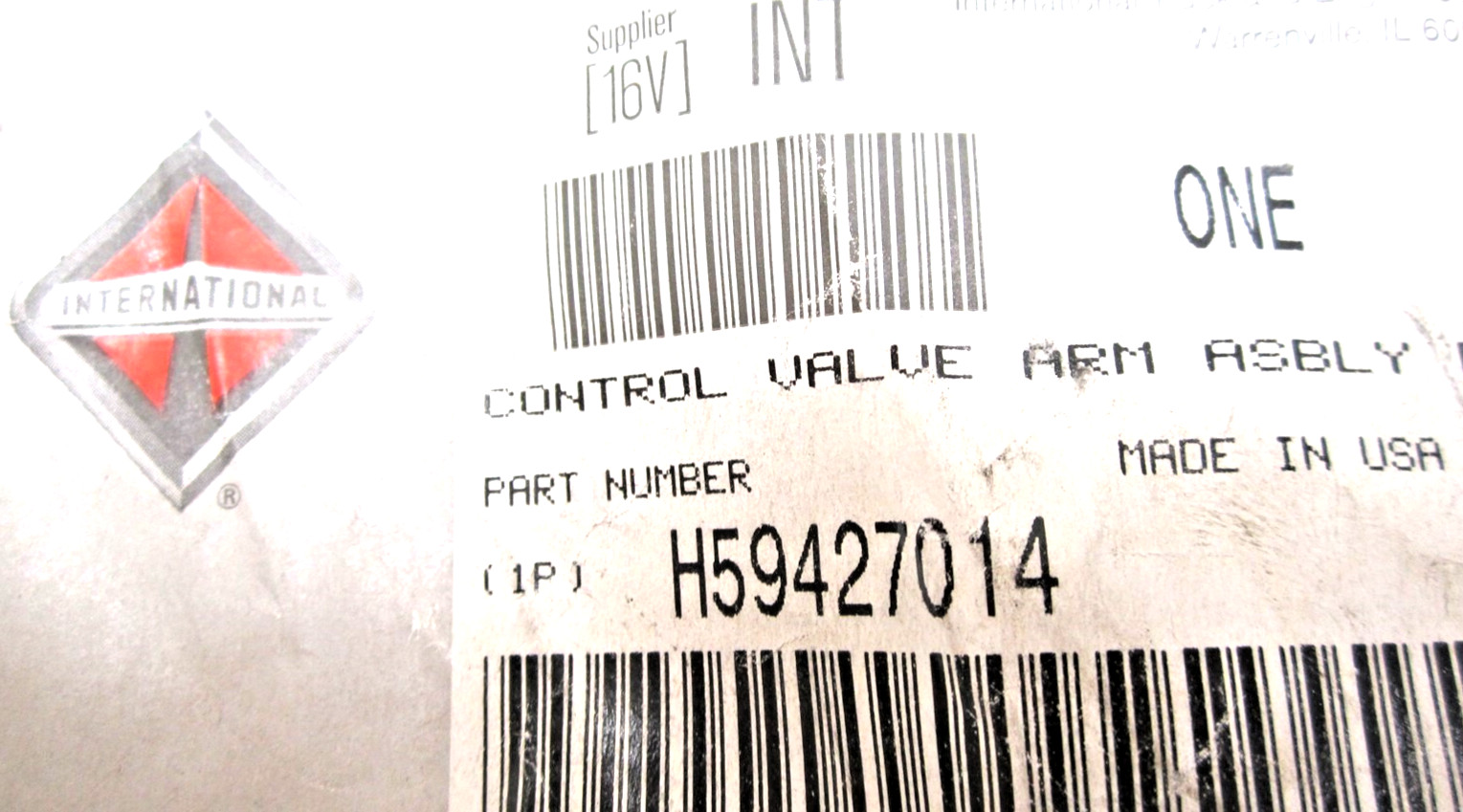H59427014 NEW OEM INTERNATIONAL RH HEIGHT CONTROL VALVE 59427-014 3660551C91