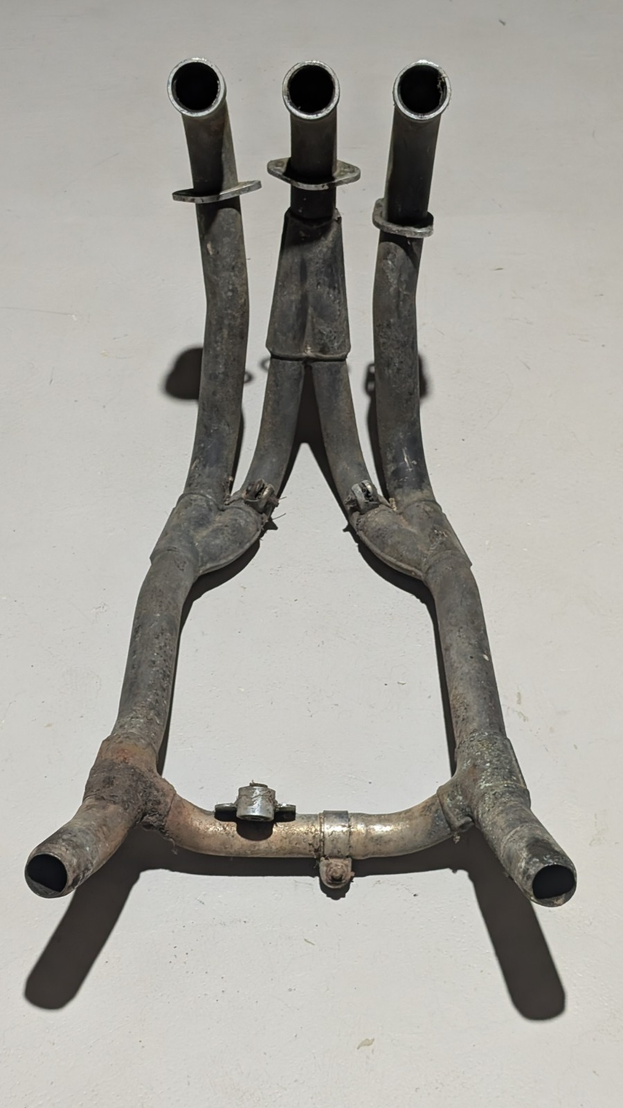 GENUINE TRIUMPH DAYTONA 750 1991 -93 EXHAUST MANIFOLD HEADERS DOWNPIPES