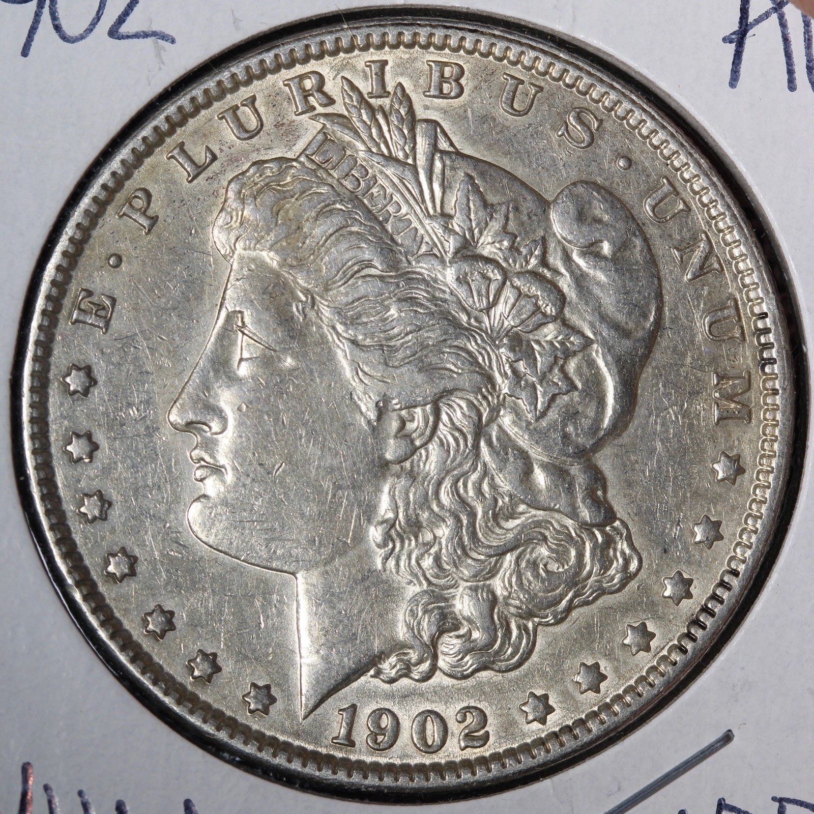 1902 Morgan Silver Dollar AU E370 DYHM